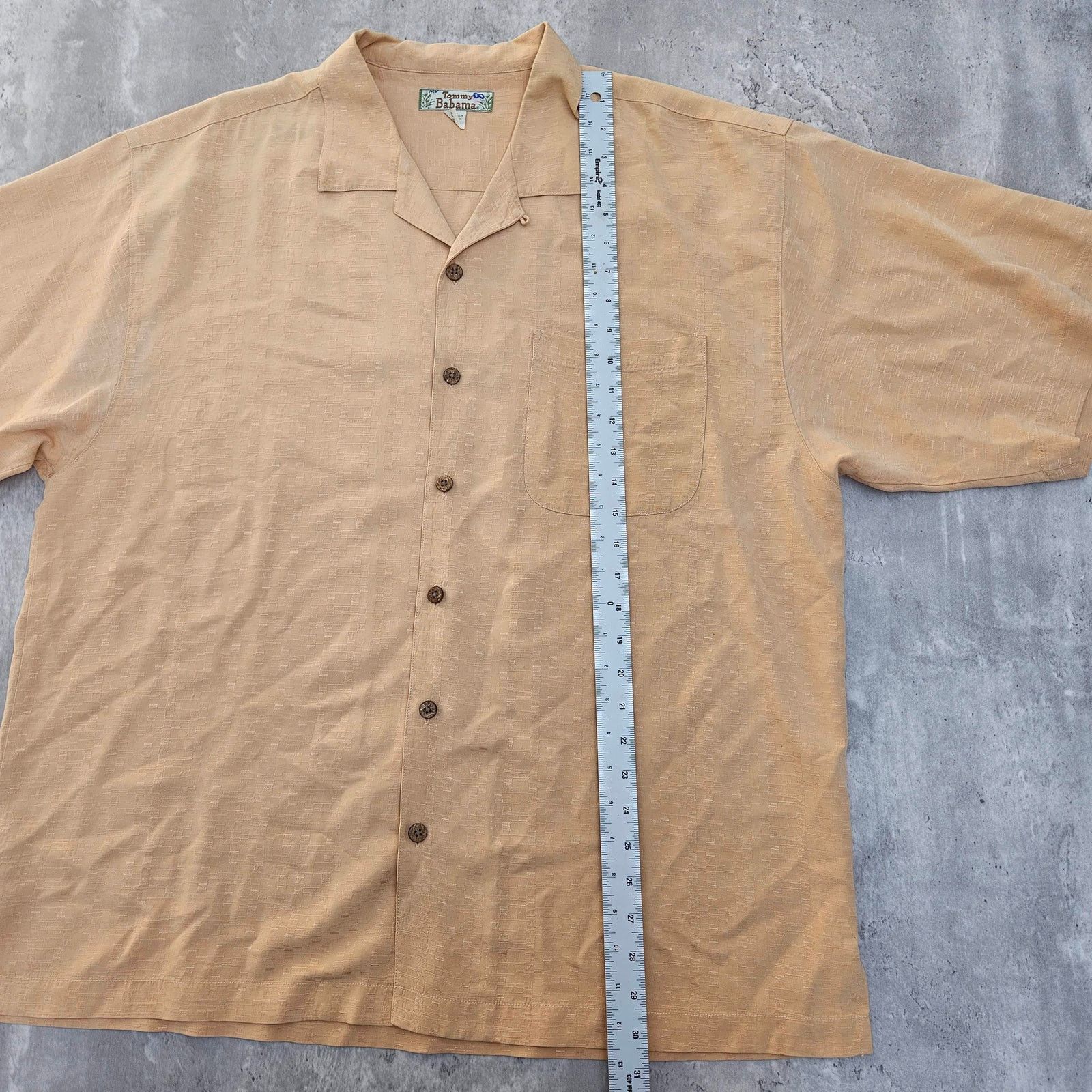 Tommy Bahama Vintage Tommy Bahama Button Up Shirt Men's XL Tan Size US XL / EU 56 / 4 - 7 Thumbnail