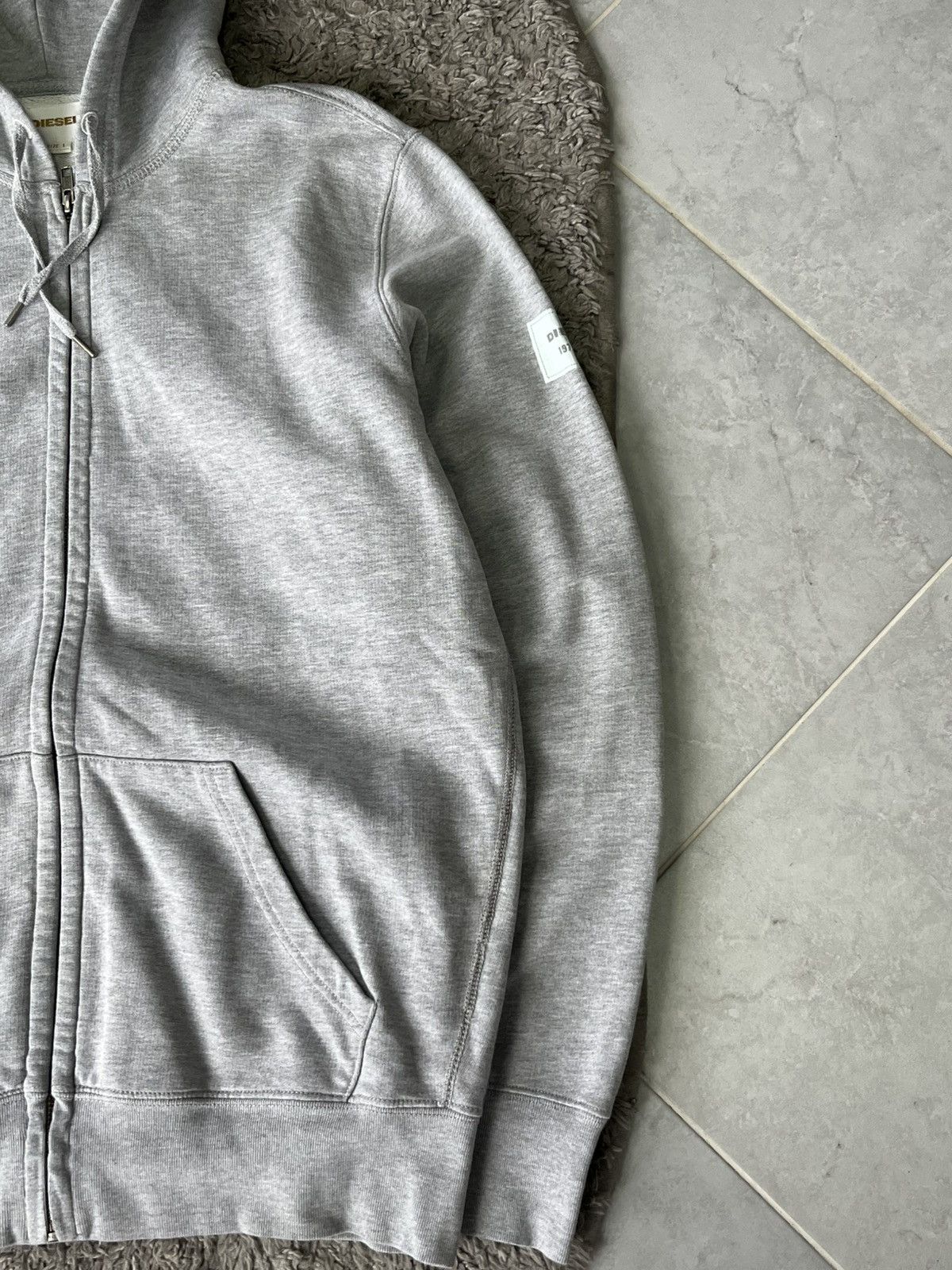Diesel Vintage Japanese Brand Zip Hoodie Diesel Streetwear Size US L / EU 52-54 / 3 - 3 Thumbnail