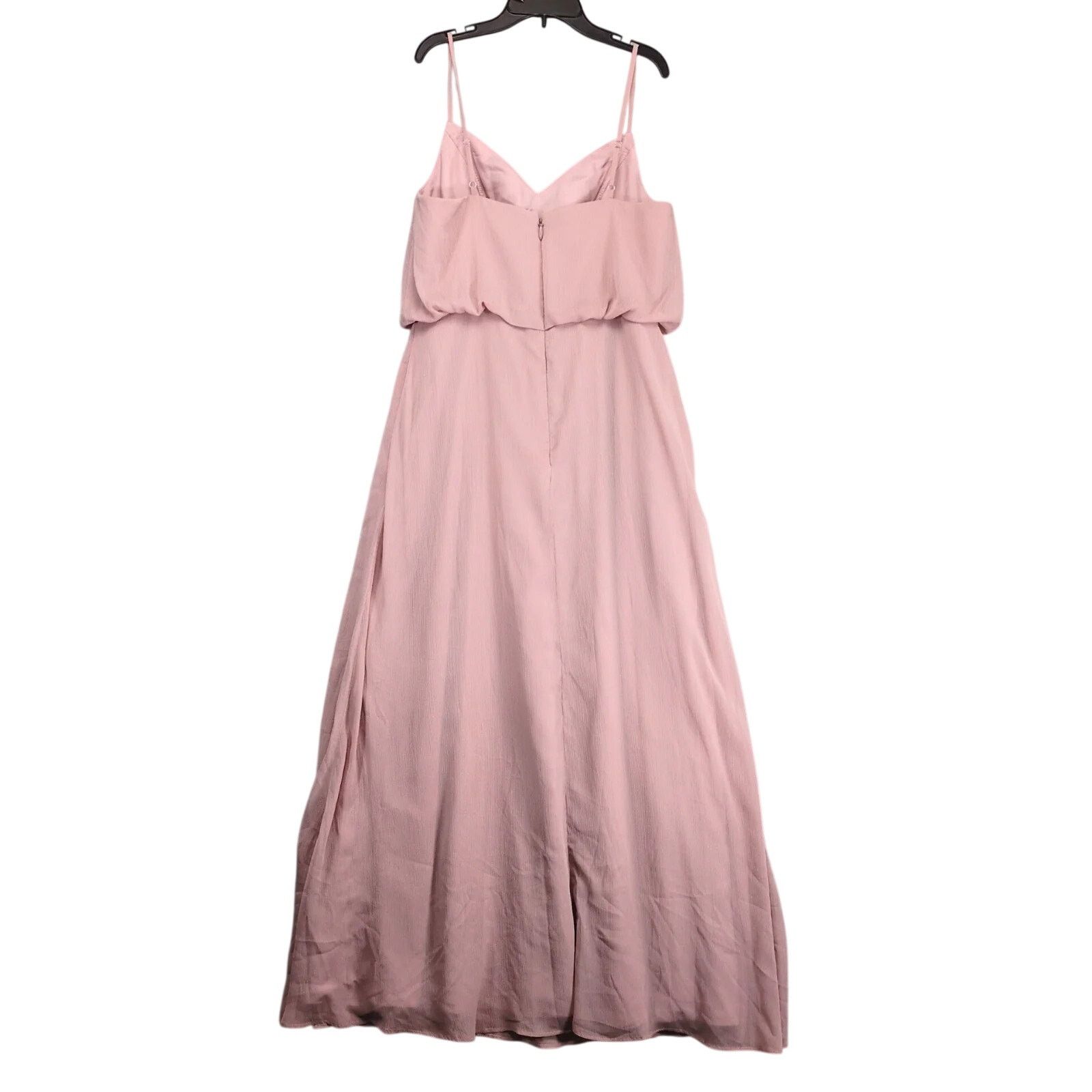 Other Azazie Rebecca Dusty Rose Chiffon Floor-Length Dress Gown 10 Size L / US 10 / IT 46 - 2 Thumbnail