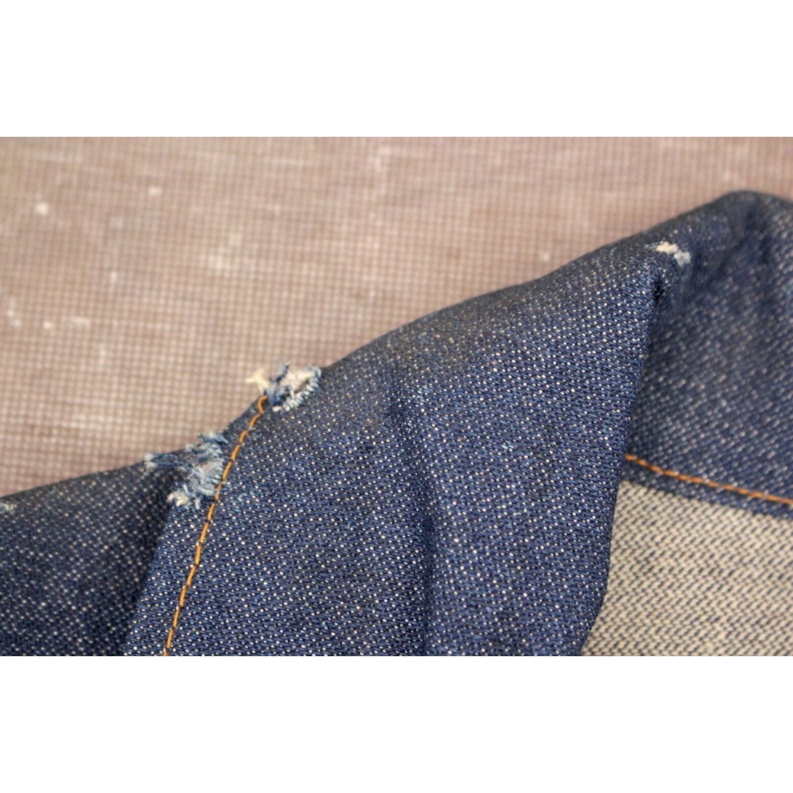 Vintage VTG Key Denim Jacket 2XL 52 Big & Tall 1970s Blue Denim Jacket Mens 70s Jean Jacket US Origin NOS Vintage Jacket Size US 36 / EU 52 - 7 Thumbnail