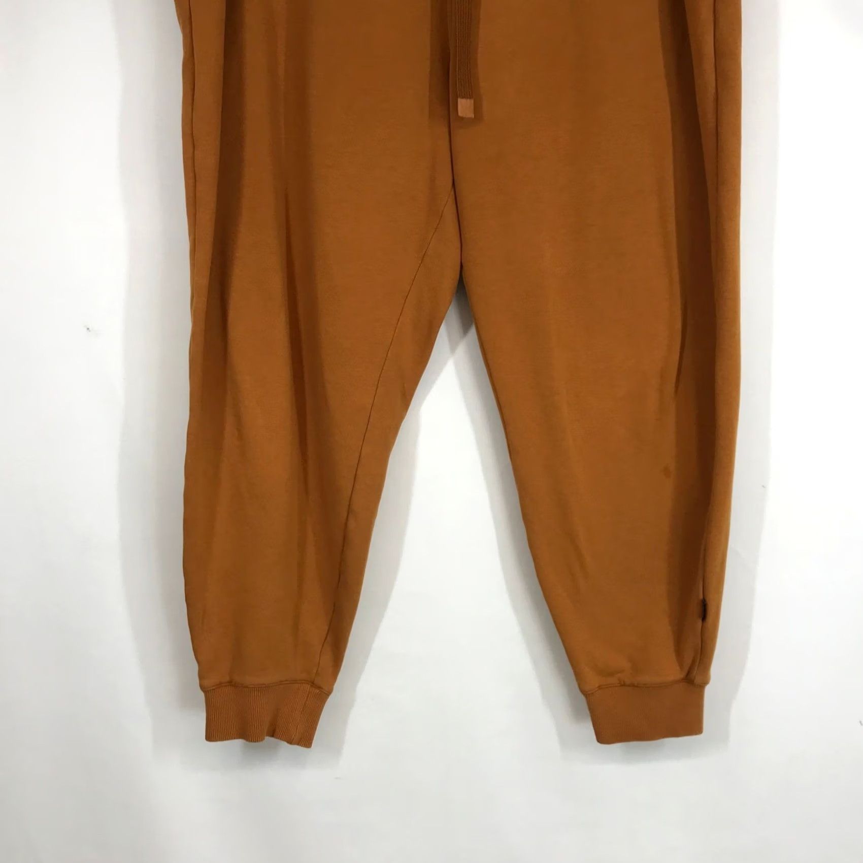 Athleta Athleta Triumph Jogger Spiced Ochre Orange Fleece Sweatpants Plus Size 1X Womens Size 40" / US 18 - 3 Thumbnail
