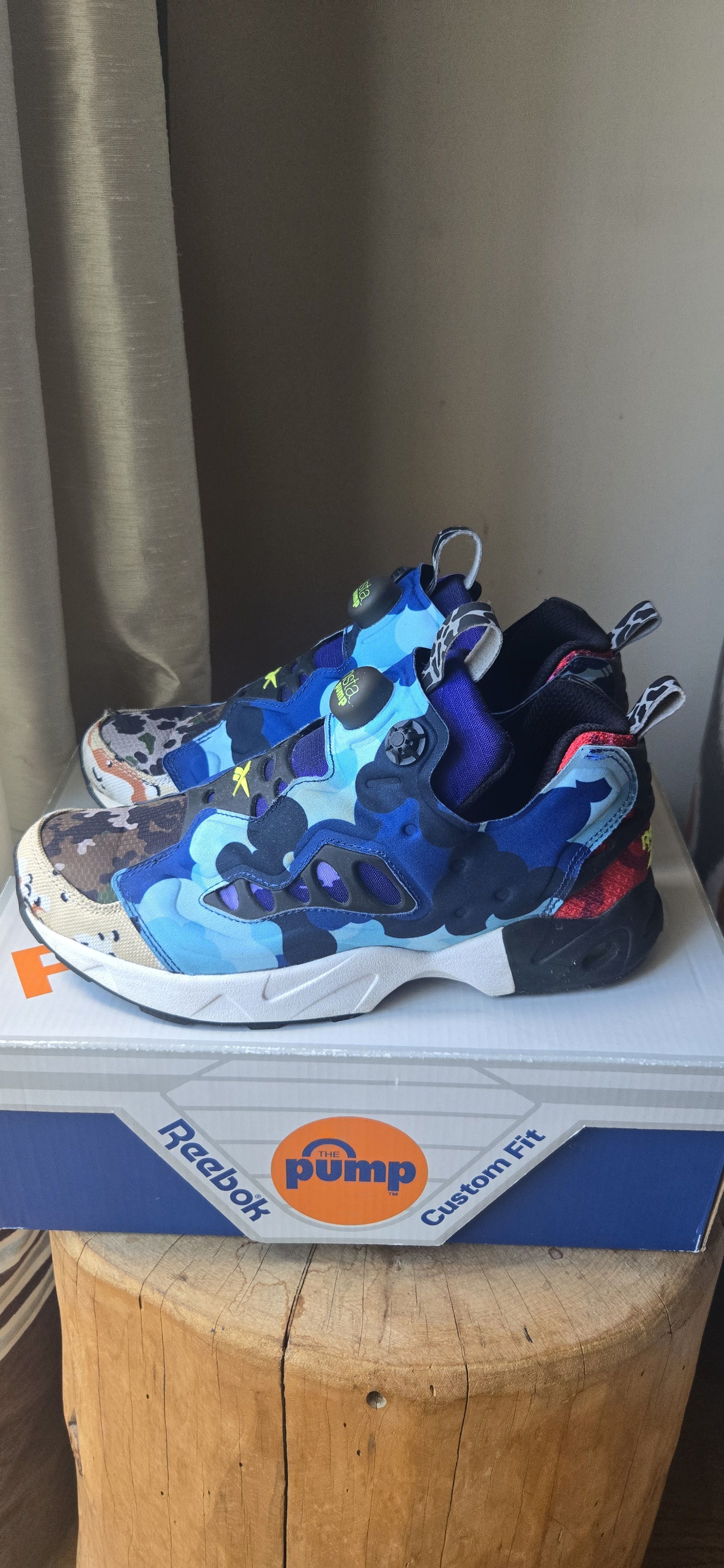Reebok Reebok Men's Instapump Fury Road Cc 'What The Camo' Size US 7 / EU 40 - 4 Thumbnail