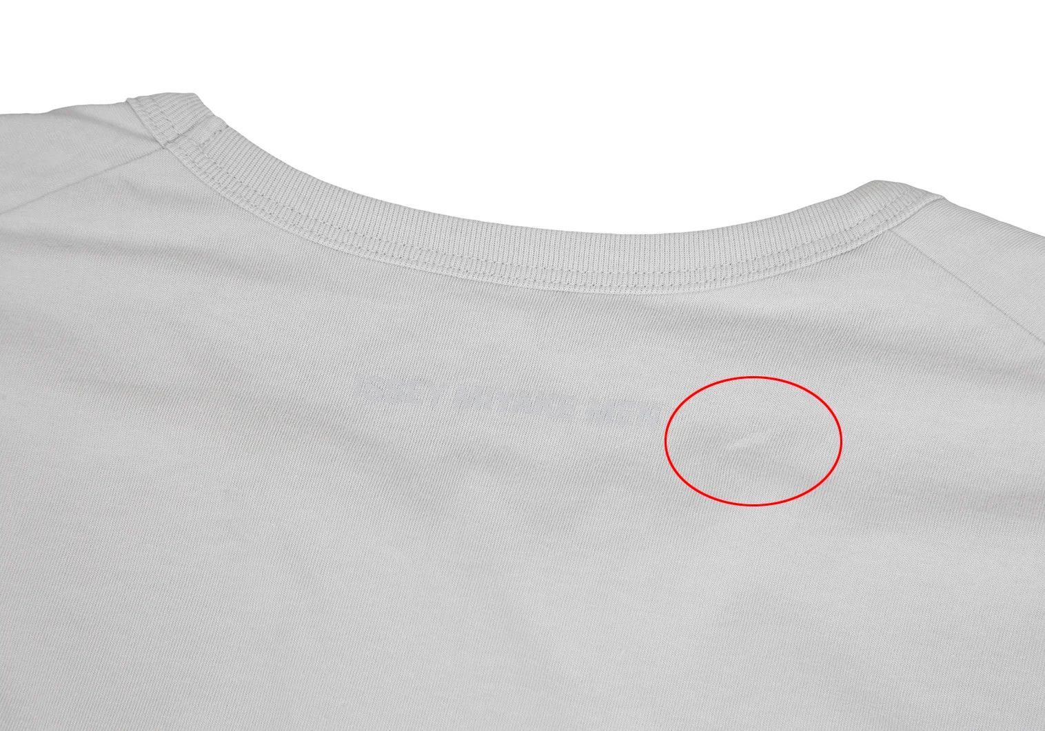 Issey Miyake Cotton Back Logo T-Shirt in Light Gray, Size 3 Size US L / EU 52-54 / 3 - 8 Thumbnail