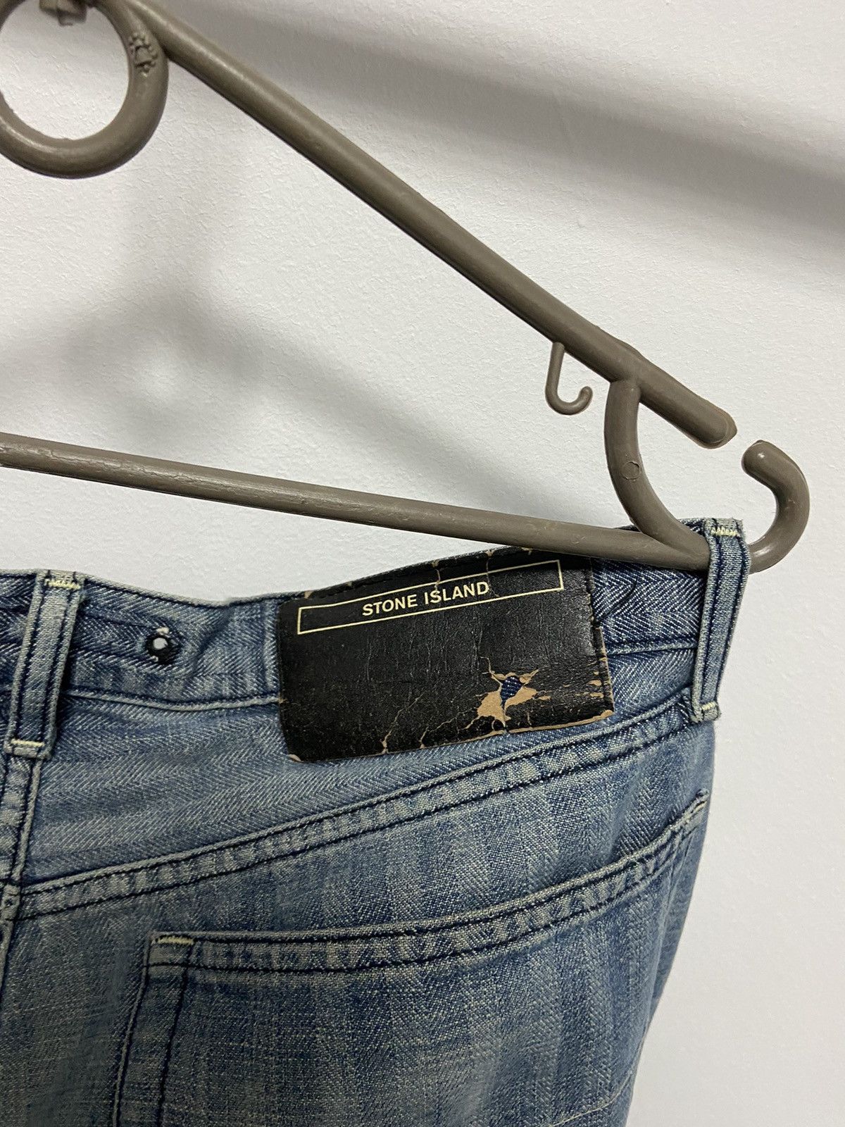 Massimo Osti × Stone Island × Vintage RARE Stone Island Denims Vintage jeans Pants stripes Size US 34 / EU 50 - 8 Thumbnail