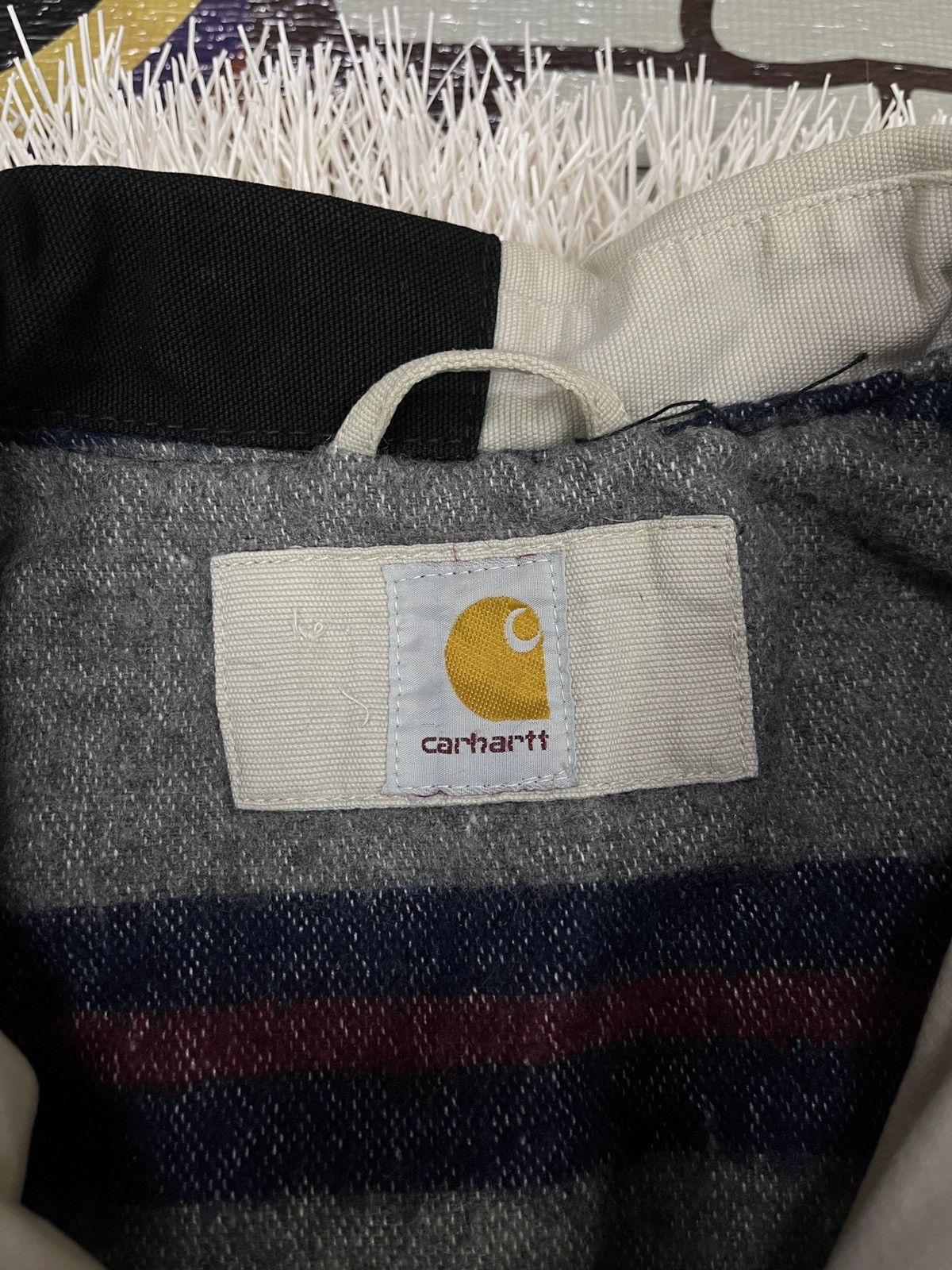 Carhartt Custom Carhartt Reworked Detroit Jacket Patchwork Distressed Size US S / EU 44-46 / 1 - 5 Thumbnail