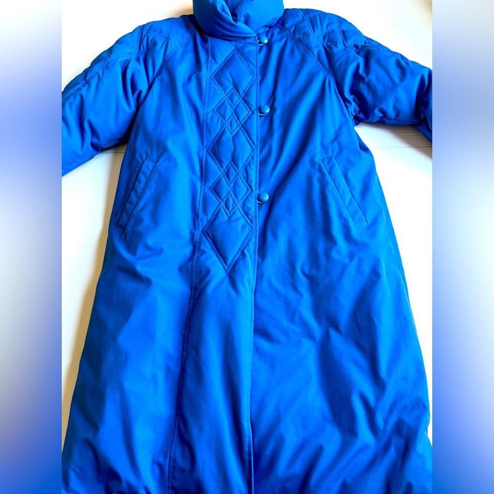 Other Vintage Cleo Blue Long coat puffer jacket Size M / US 6-8 / IT 42-44 - 1 Thumbnail