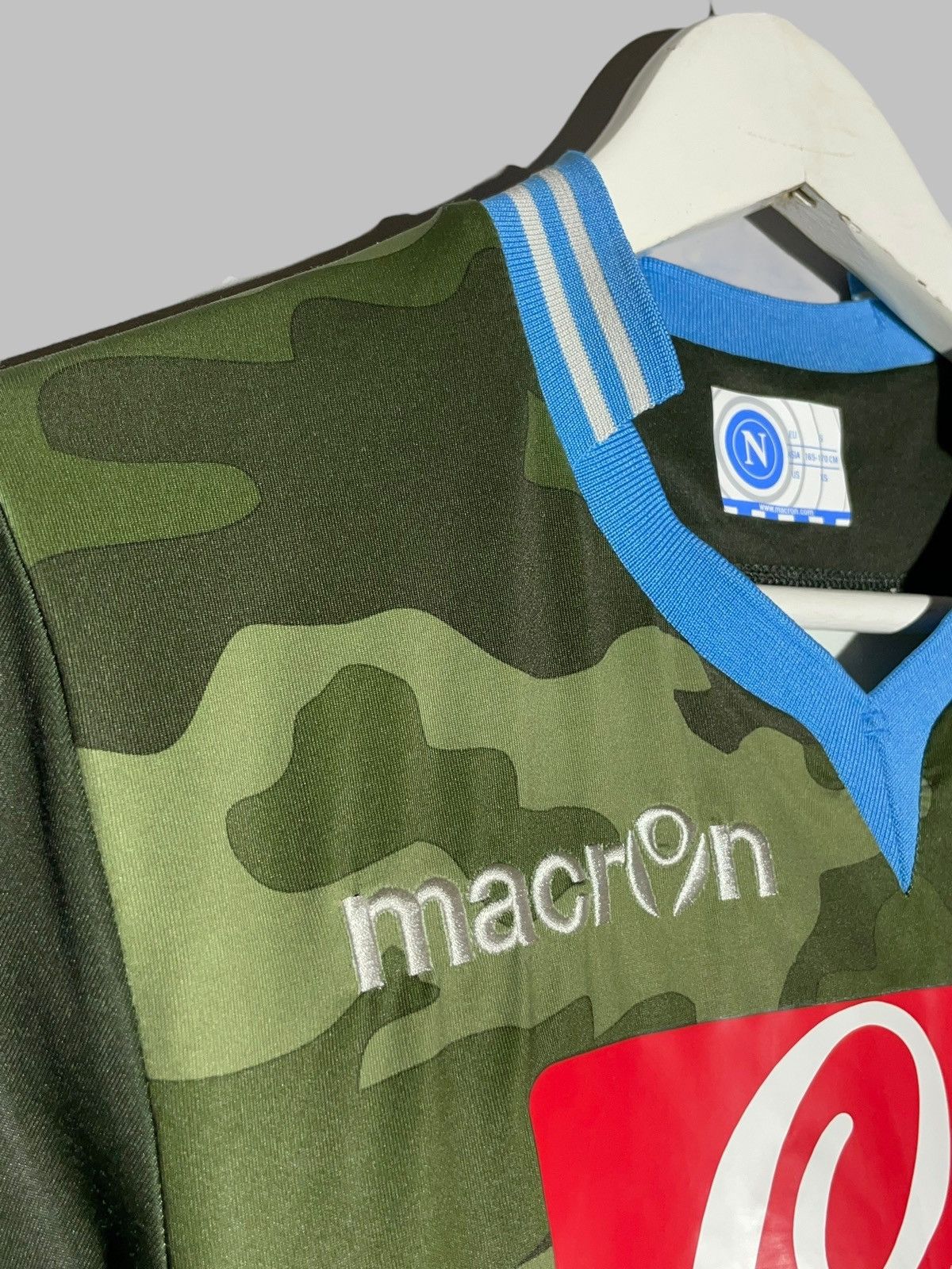 Macron SSC Napoli Macron 2013/14 Away League Champion Soccer Jersey Size US XS / EU 42 / 0 - 5 Thumbnail