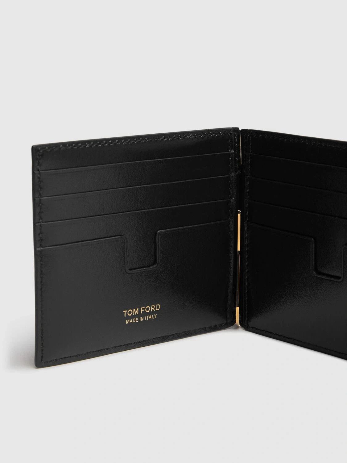 Tom Ford TOM FORD $690 Black Leather Wallet New & Authentic Size ONE SIZE - 4 Thumbnail