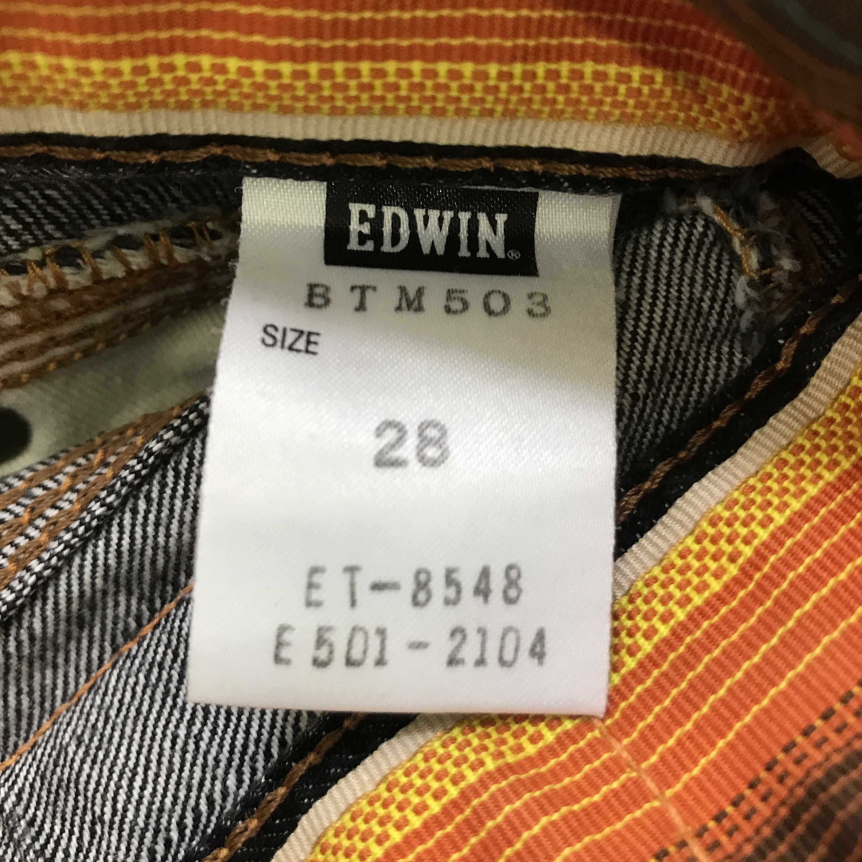Edwin EDWIN BLACK FADED DENIM DISTRESSED JEANS PANTS K74B19 Size US 28 / EU 44 - 15 Thumbnail