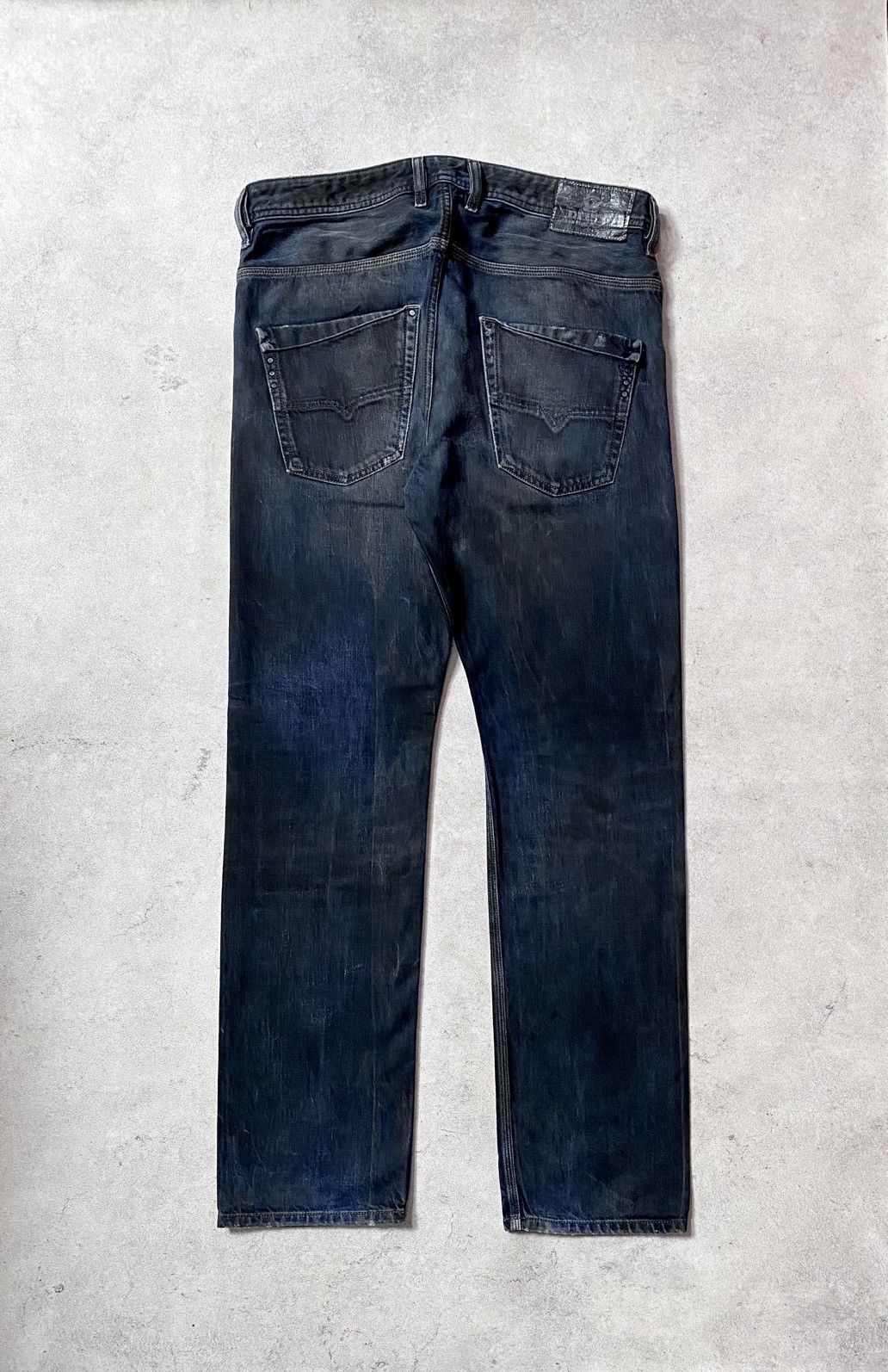Diesel RARE Diesel Krooley Denim Regular Slim Carrot Size US 33 - 1 Thumbnail