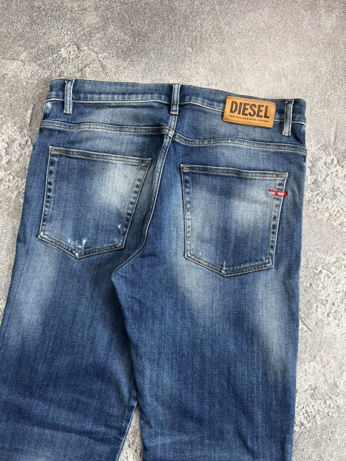 Diesel Diesel 31/34 D-Fining denim pants jeans trousers distressed Size US 31 - 3 Thumbnail