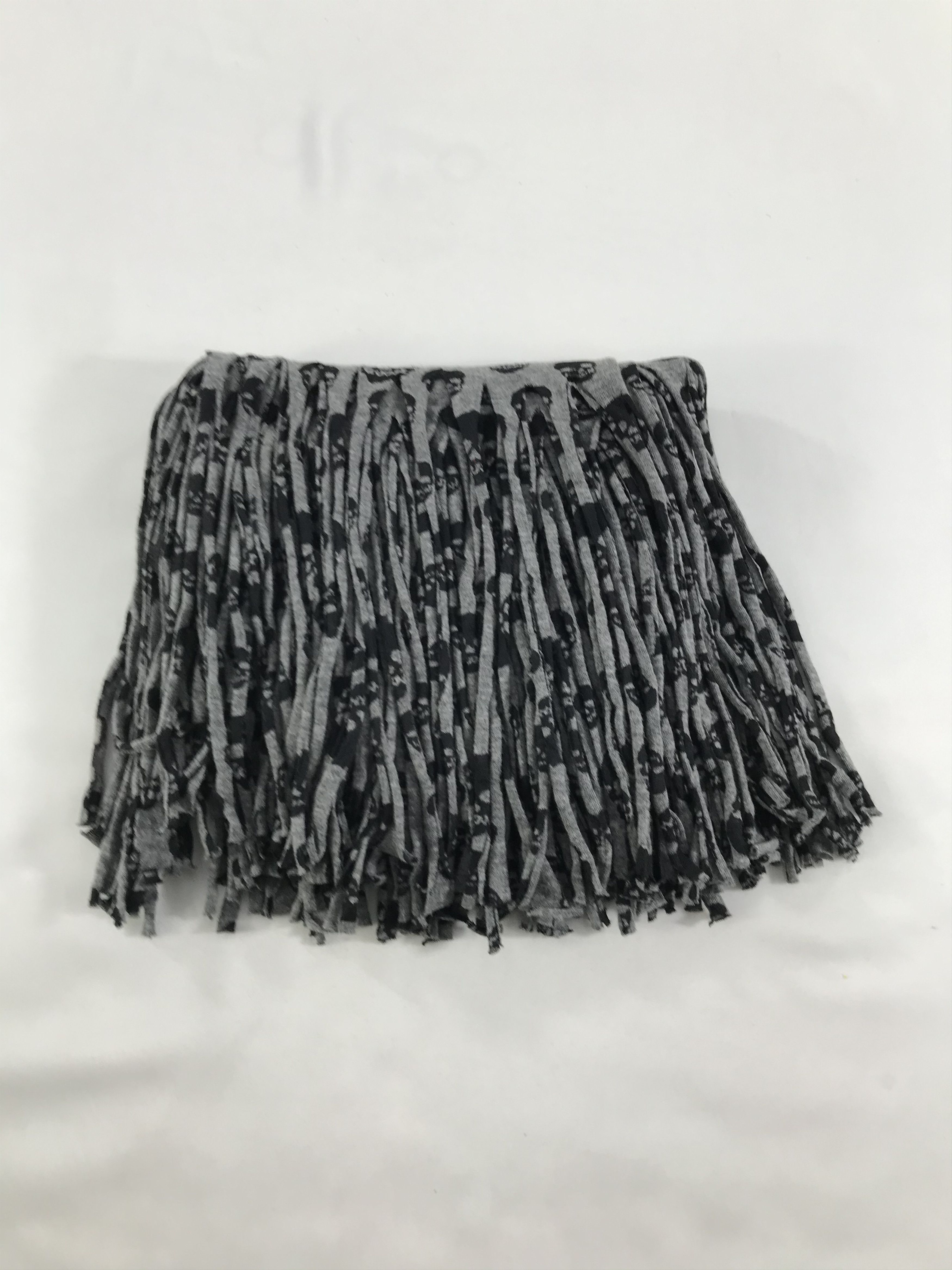 Seditionaries Skulls Fringe Scarf Muffler Wool V104 Size ONE SIZE - 5 Thumbnail