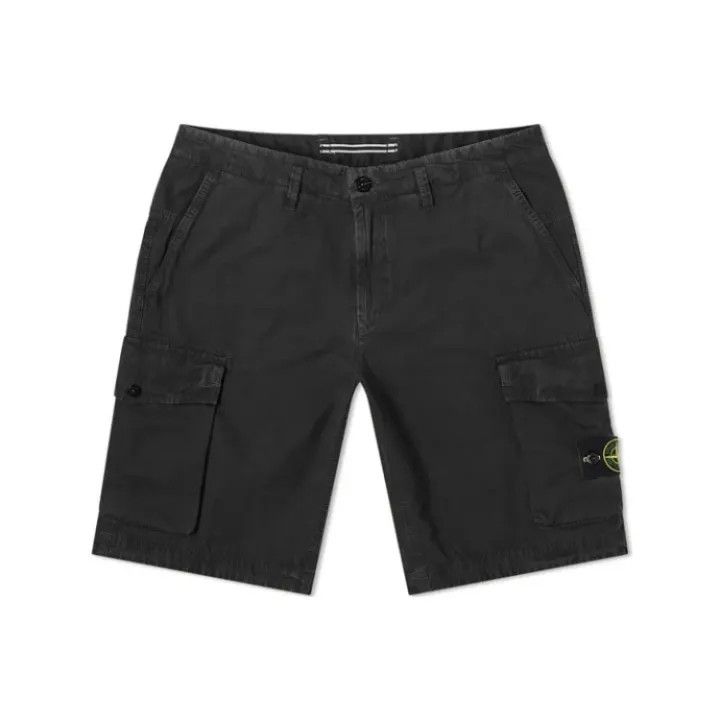 Stone Island Stone Island Men's Black Casual Shorts Size US 30 / EU 46 - 1 Thumbnail