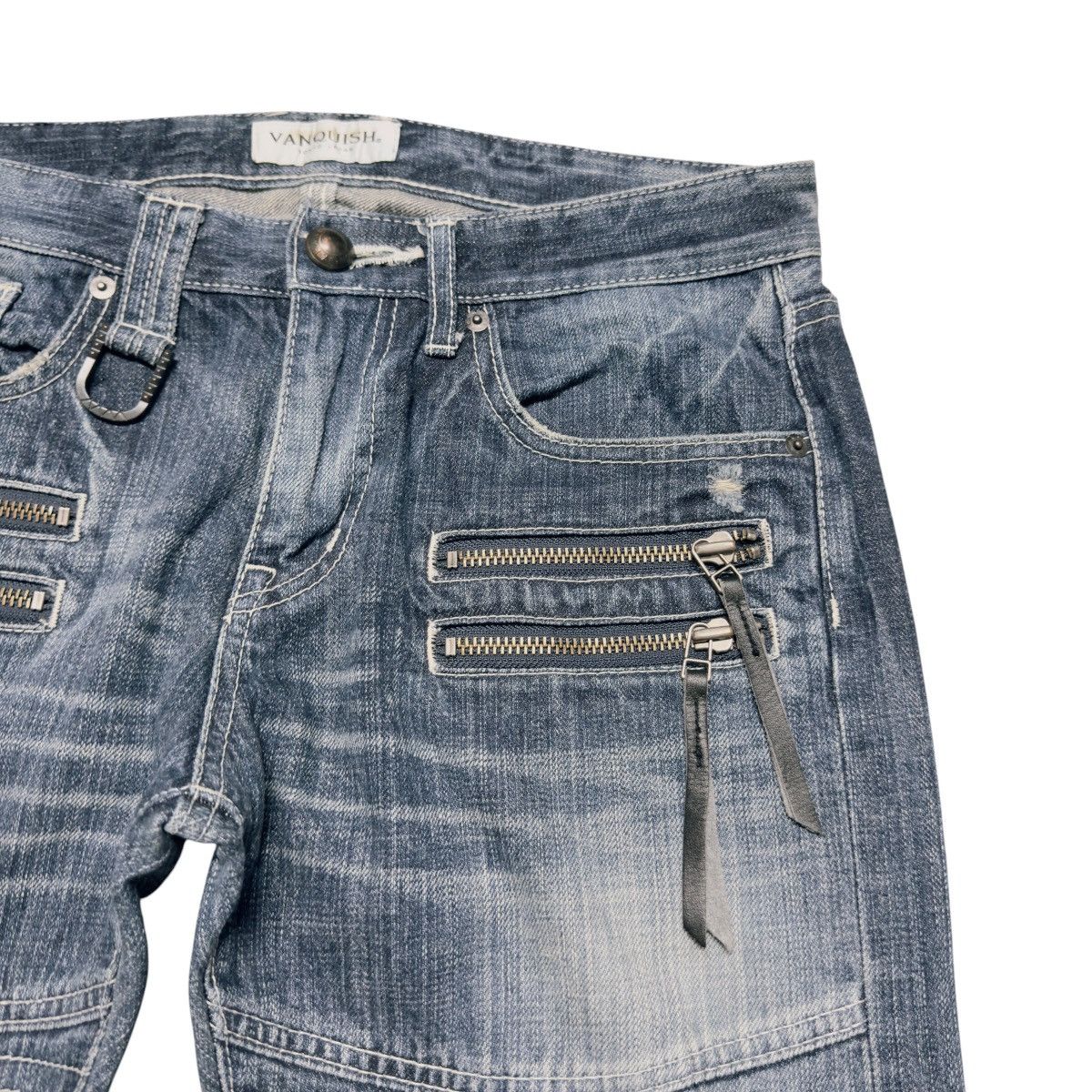 Vanquish Vintage Vanquish Denim Biker Jeans Balmain Size US 30 / EU 46 - 5 Thumbnail