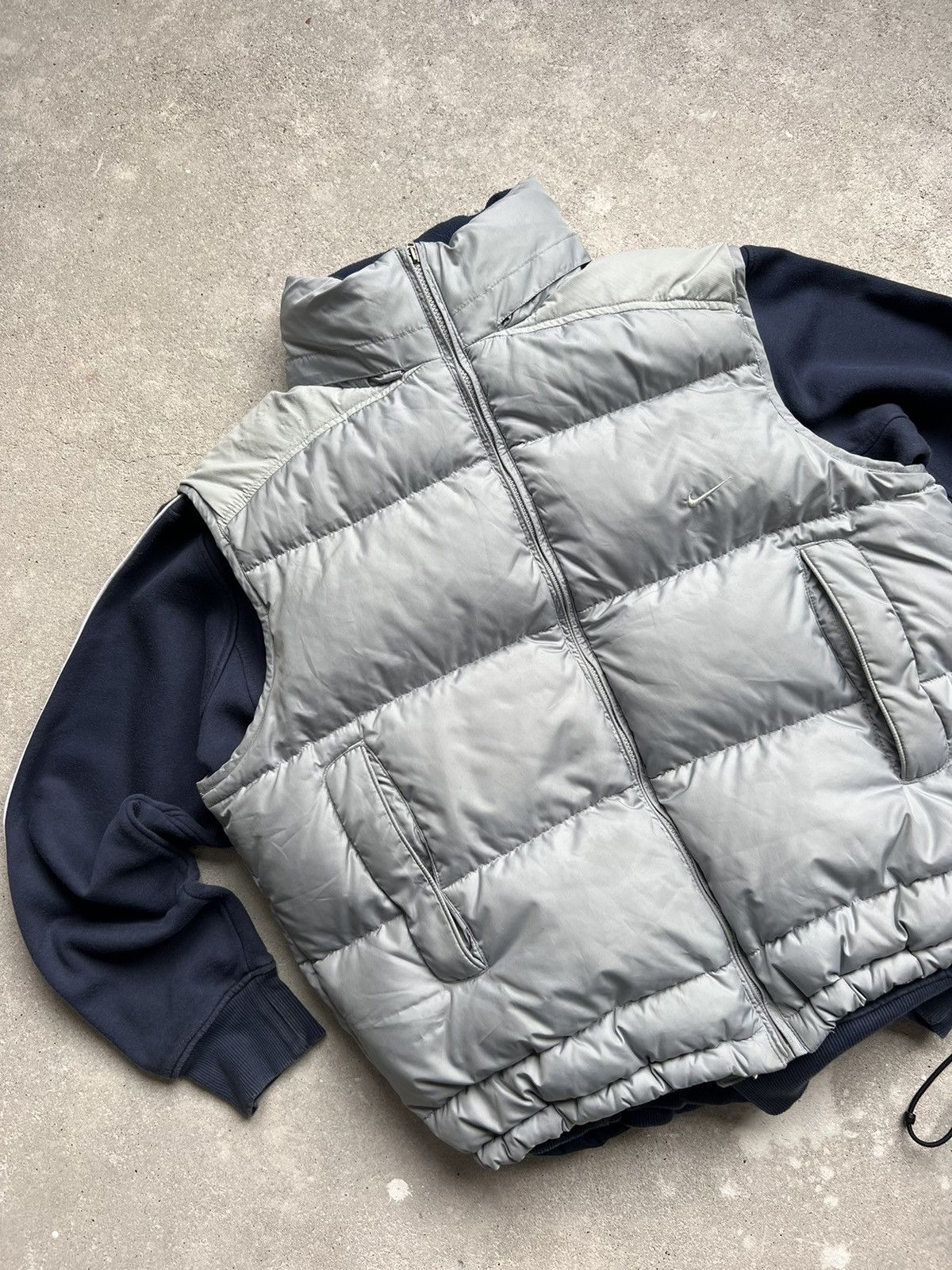 Nike × Vintage Vintage Nike Puffer Vest 90s Size US L / EU 52-54 / 3 - 9 Thumbnail