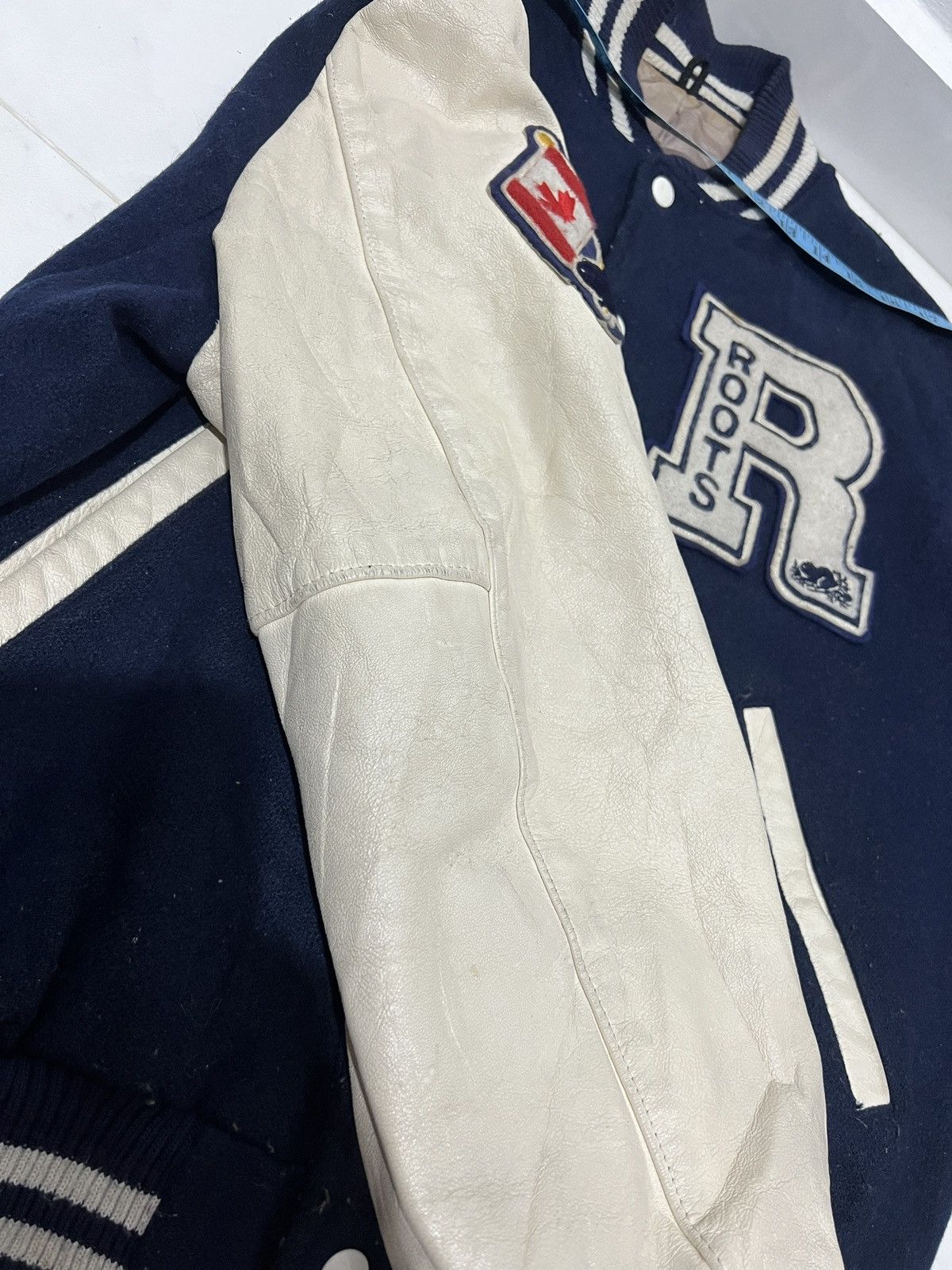 Vintage 🔥Roots Canada Varsity Jacket Size US L / EU 52-54 / 3 - 9 Thumbnail
