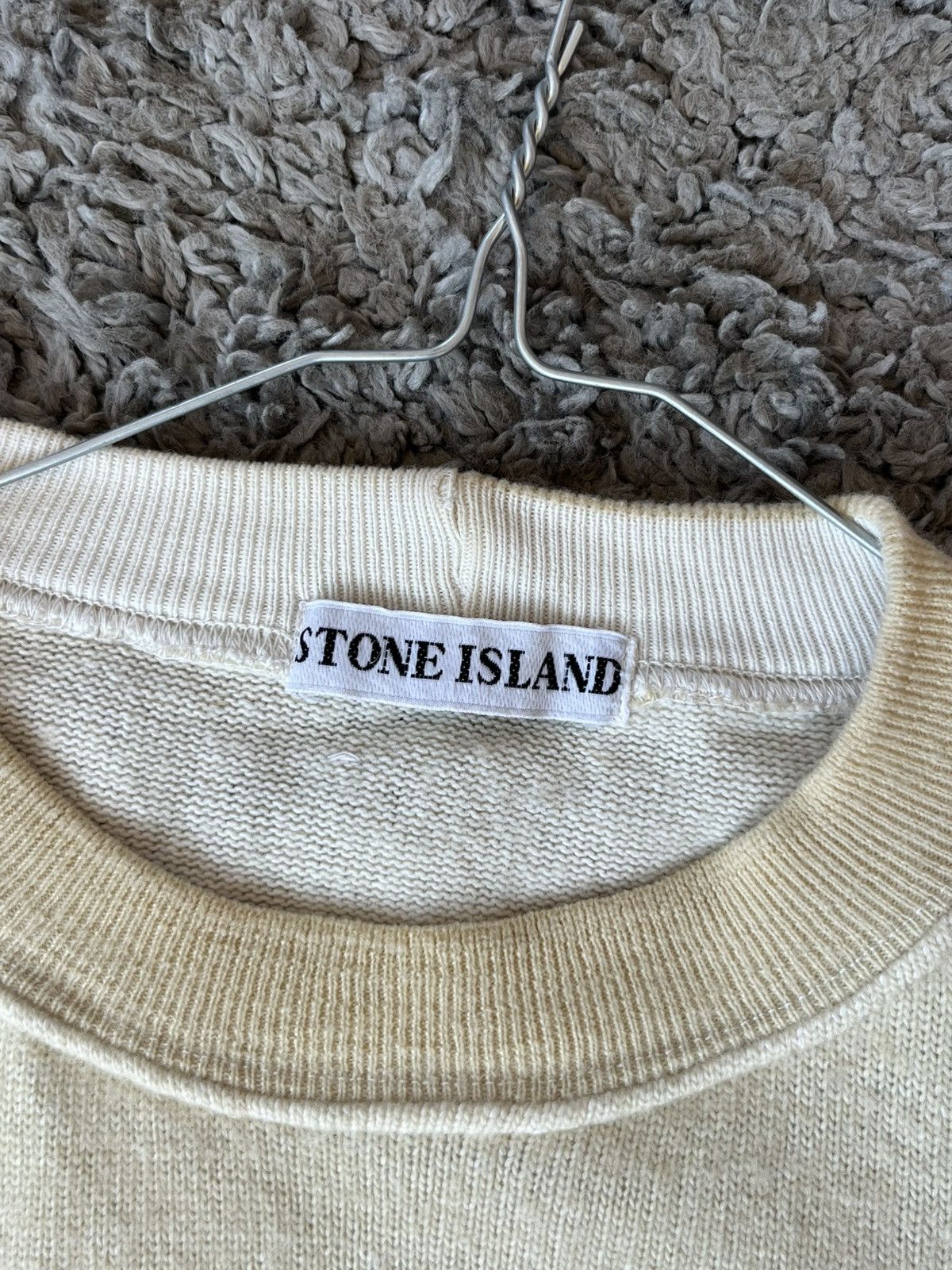 Stone Island STONE ISLAND Vintage Sweater Central Logo MADE IN ITALY Size US L / EU 52-54 / 3 - 3 Thumbnail