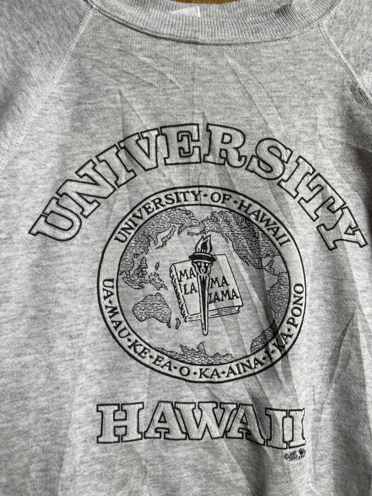 Vintage Vintage 1990 university of hawaii distressed sweatshirt Size US S / EU 44-46 / 1 - 3 Thumbnail