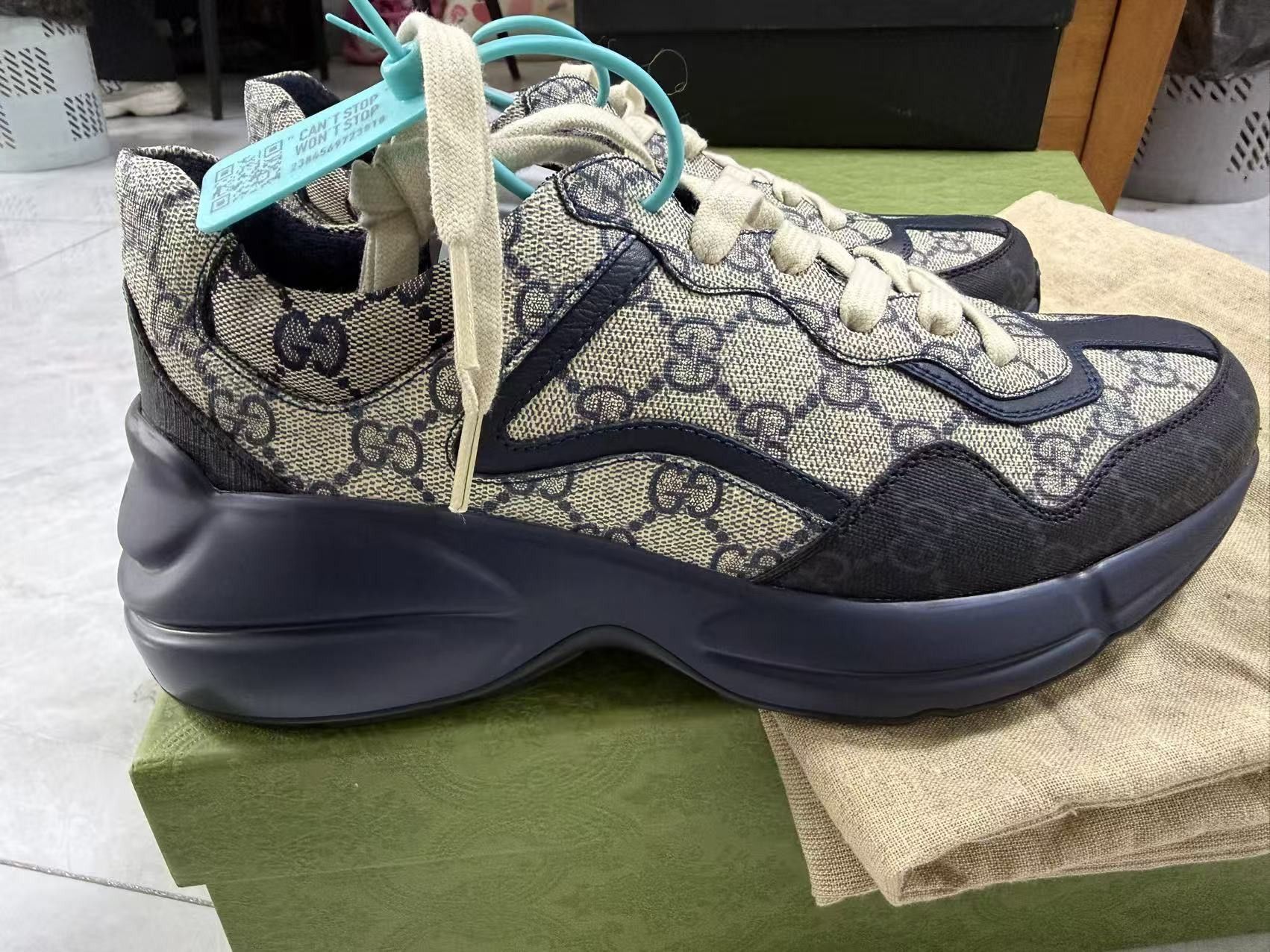 Gucci Gucci Low-Top Sneakers Size US 8.5 / IT 38.5 - 5 Thumbnail