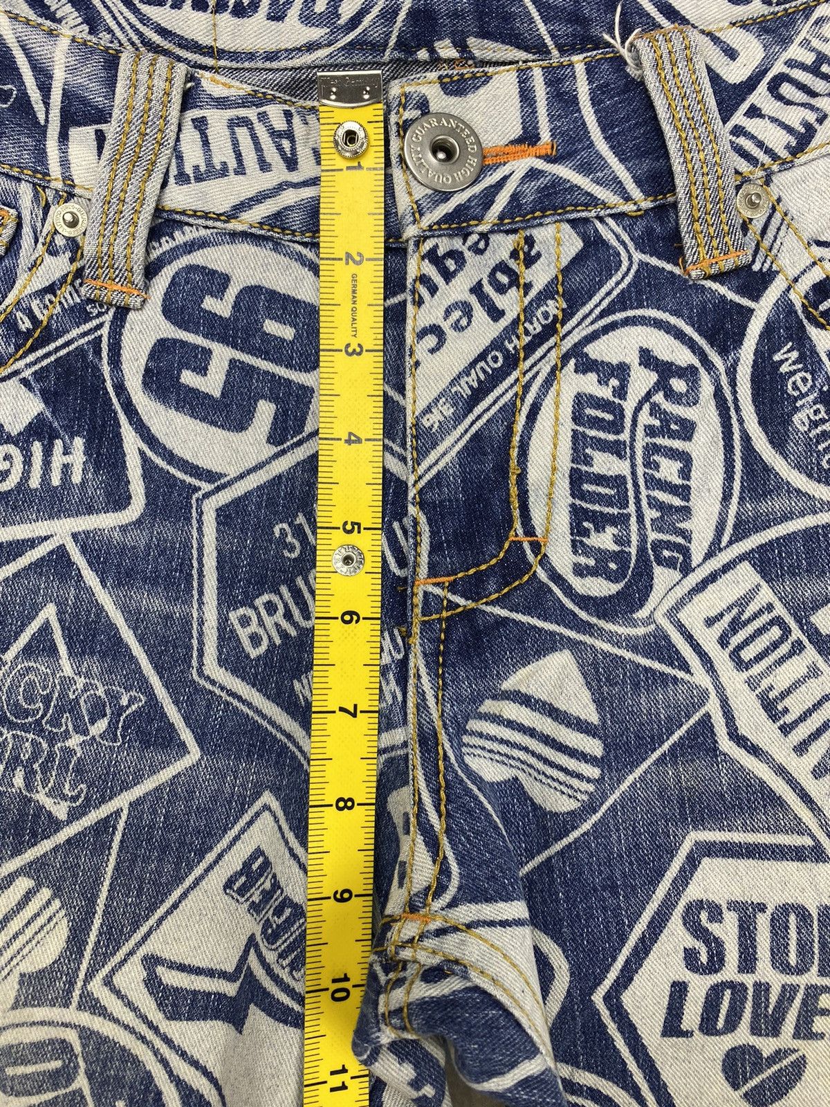 Beauty Beast × If Six Was Nine × Japanese Brand Japanese Surf Girls Oahu Northshore Fullprinted Denim Size 31" - 12 Thumbnail