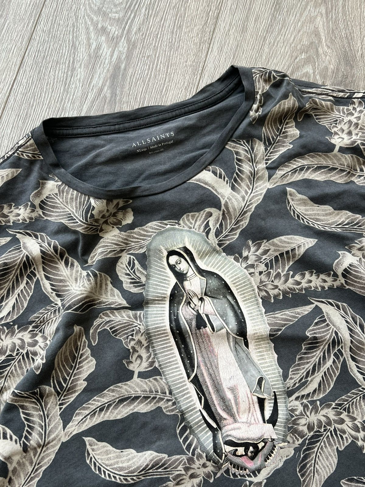 Allsaints × Vintage Vintage Allsaints Religion Tee T-Shirt Size US XL / EU 56 / 4 - 7 Thumbnail