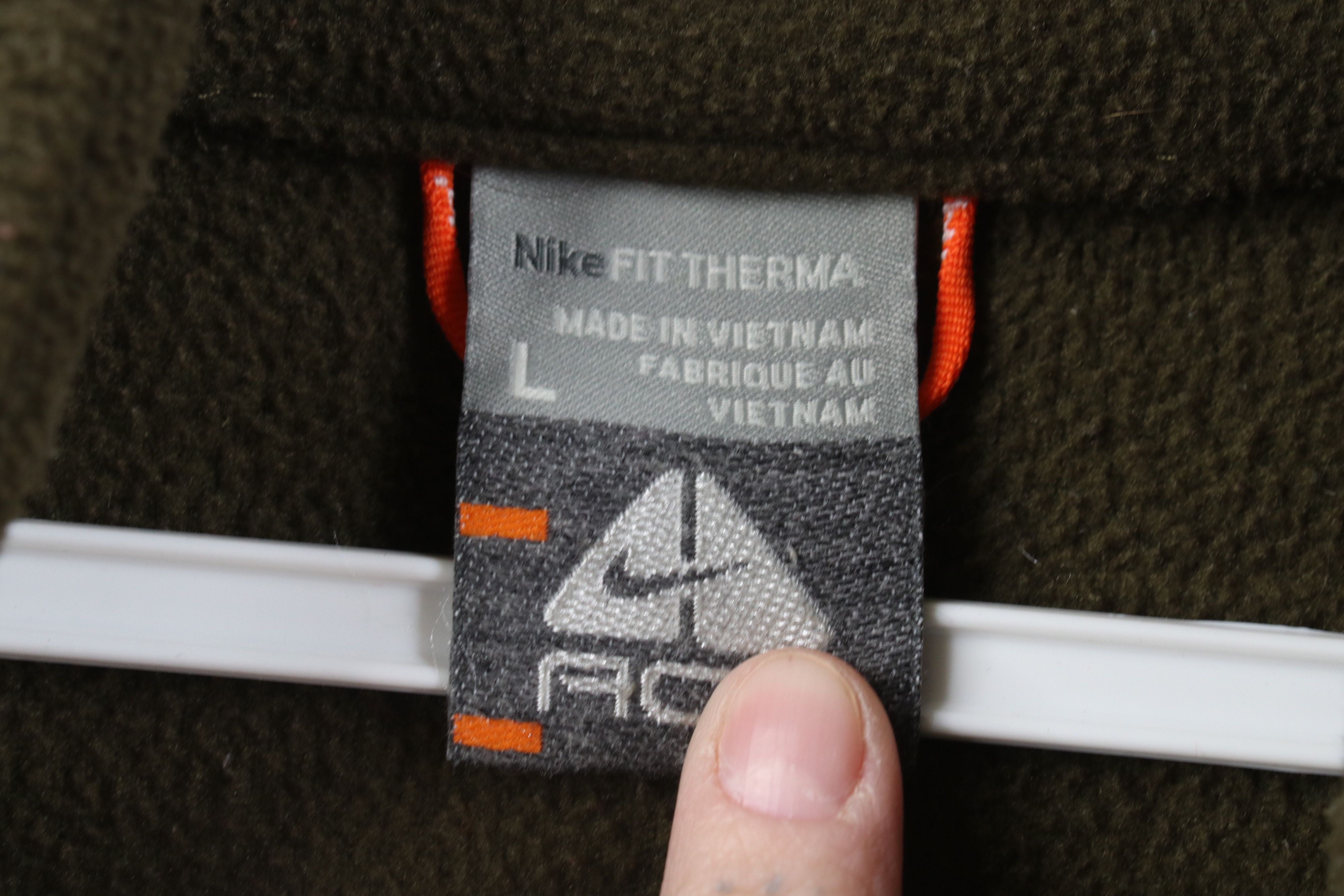 Nike Vintage Y2K Nike ACG Mini Swoosh Fleece Full Zip Jacket Size US L / EU 52-54 / 3 - 9 Thumbnail
