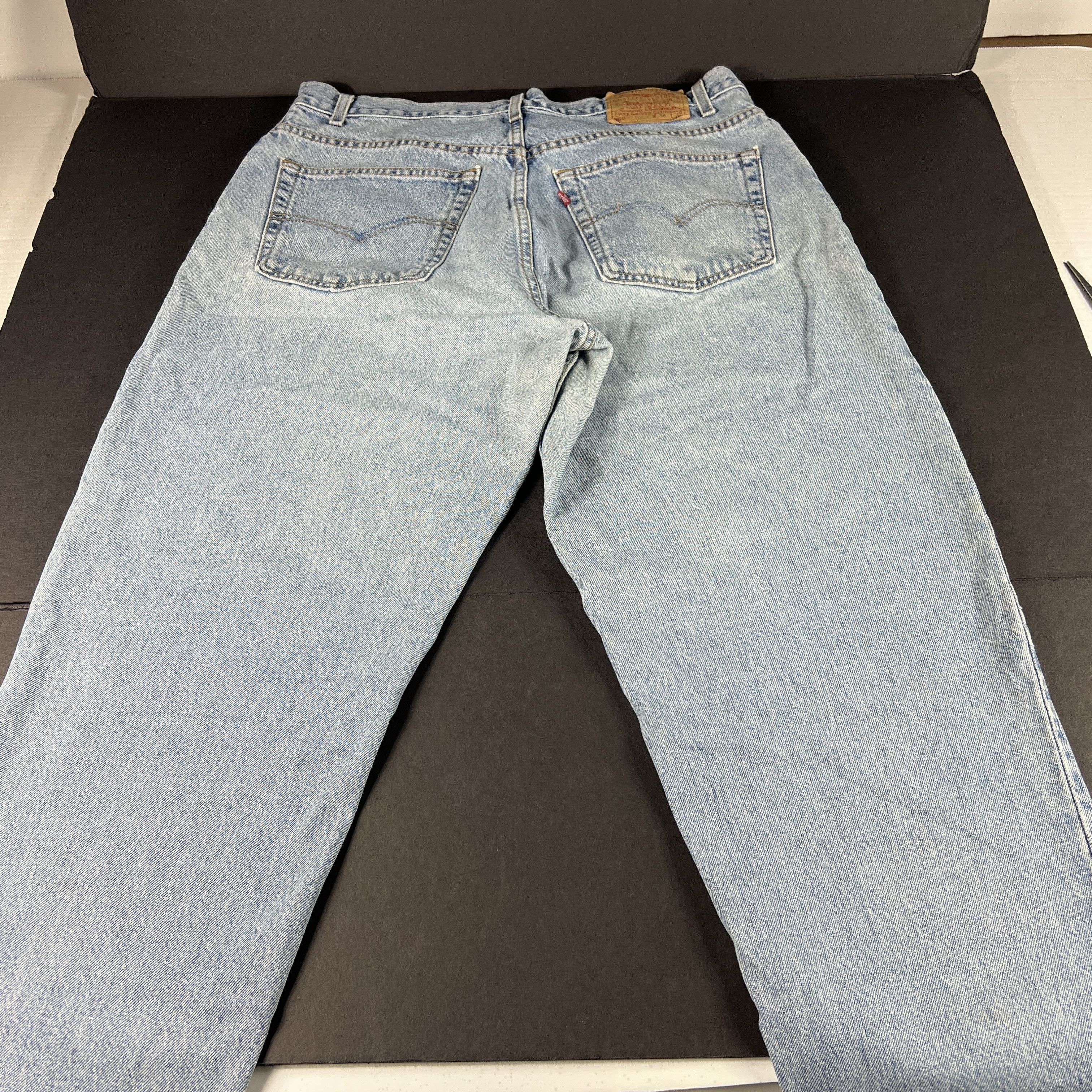 Levi's × Vintage Y2K Levi's Jeans 560 Loose Tapered Light Blue Faded Denim Size US 38 / EU 54 - 11 Thumbnail
