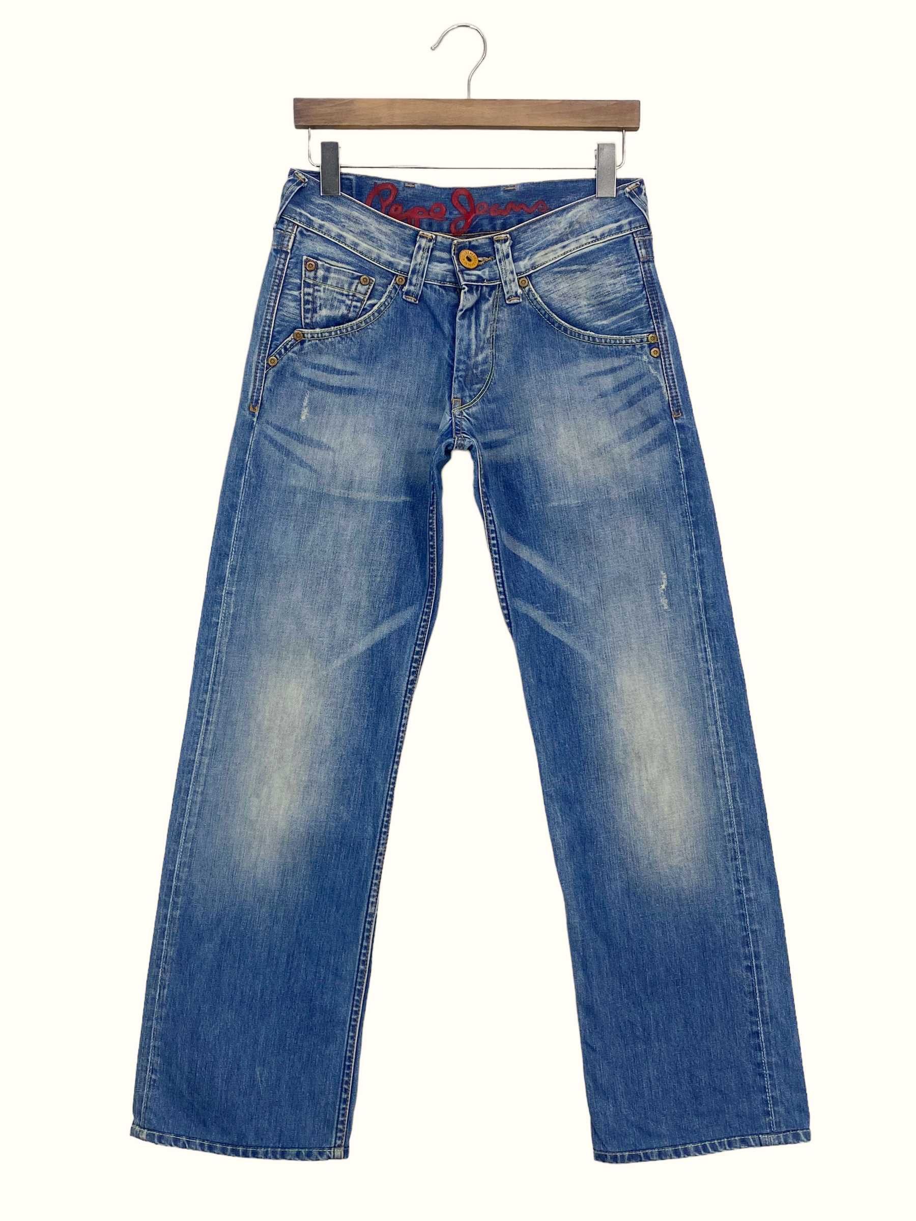 Japanese Brand Pepe Jeans Hip Hop Skateboard Jeans Size US 28 / EU 44 - 2 Thumbnail