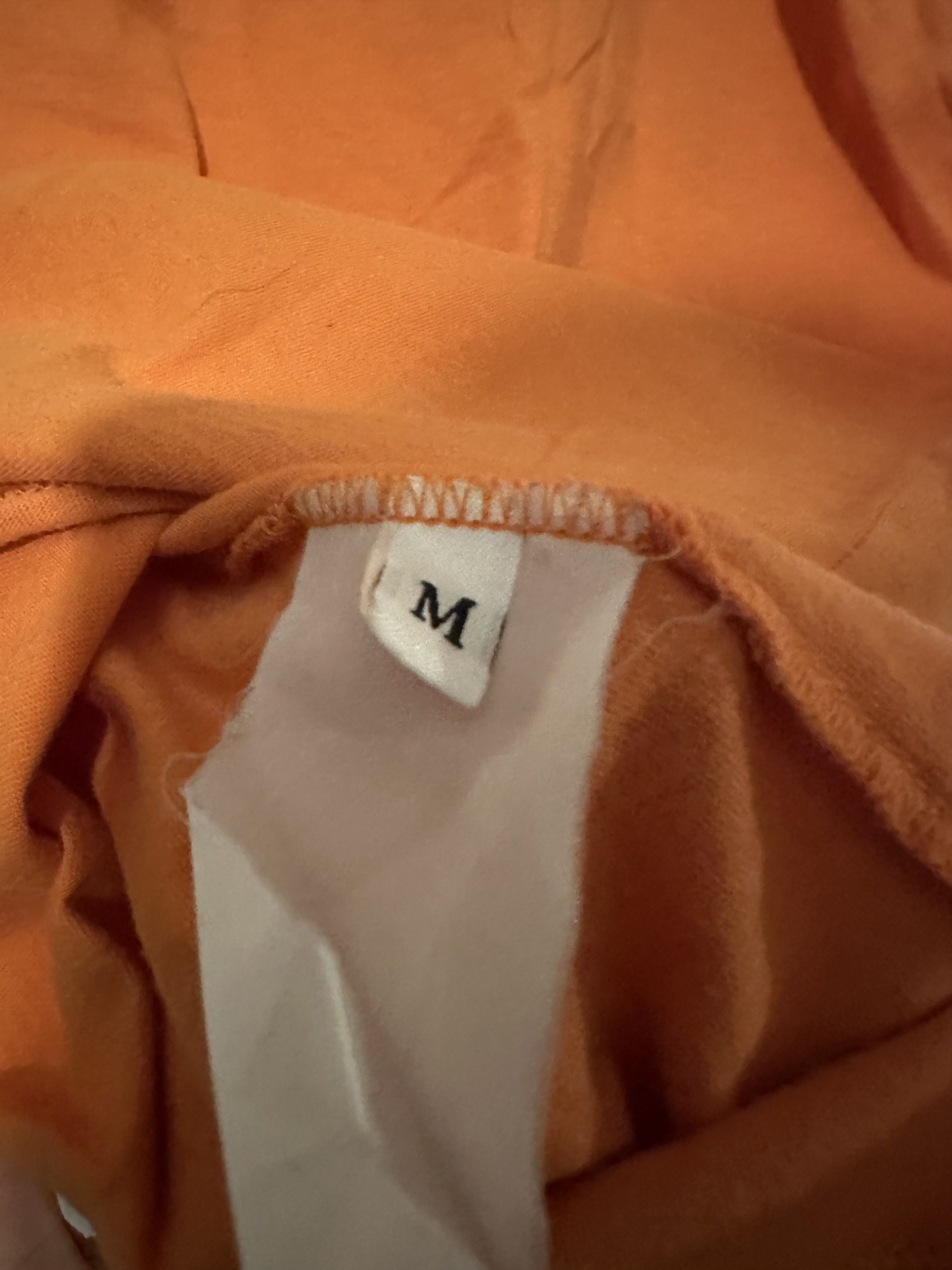 Helmut Lang Helmut Lang Vintage Orange Cotton Tee Size US M / EU 48-50 / 2 - 4 Thumbnail