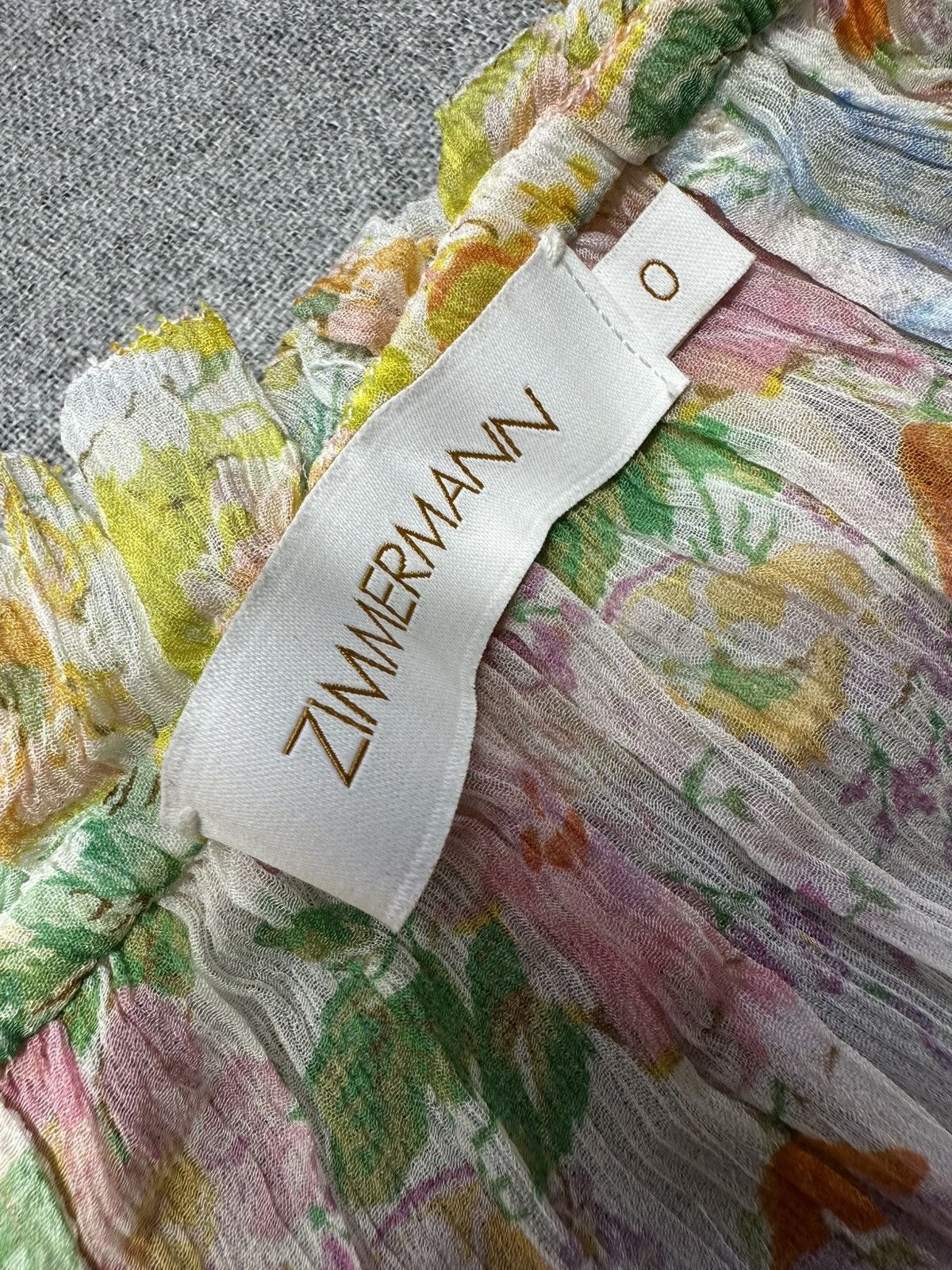 Zimmermann Zimmermann Silk Multi color Floral Dress Size S / US 4 / IT 40 - 6 Thumbnail