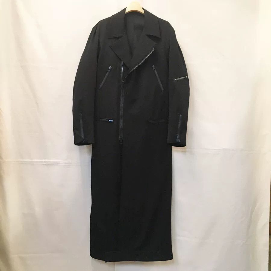 Yohji Yamamoto yohji yamamoto black zip coat 2020SS Size US S / EU 44-46 / 1 - 1 Thumbnail