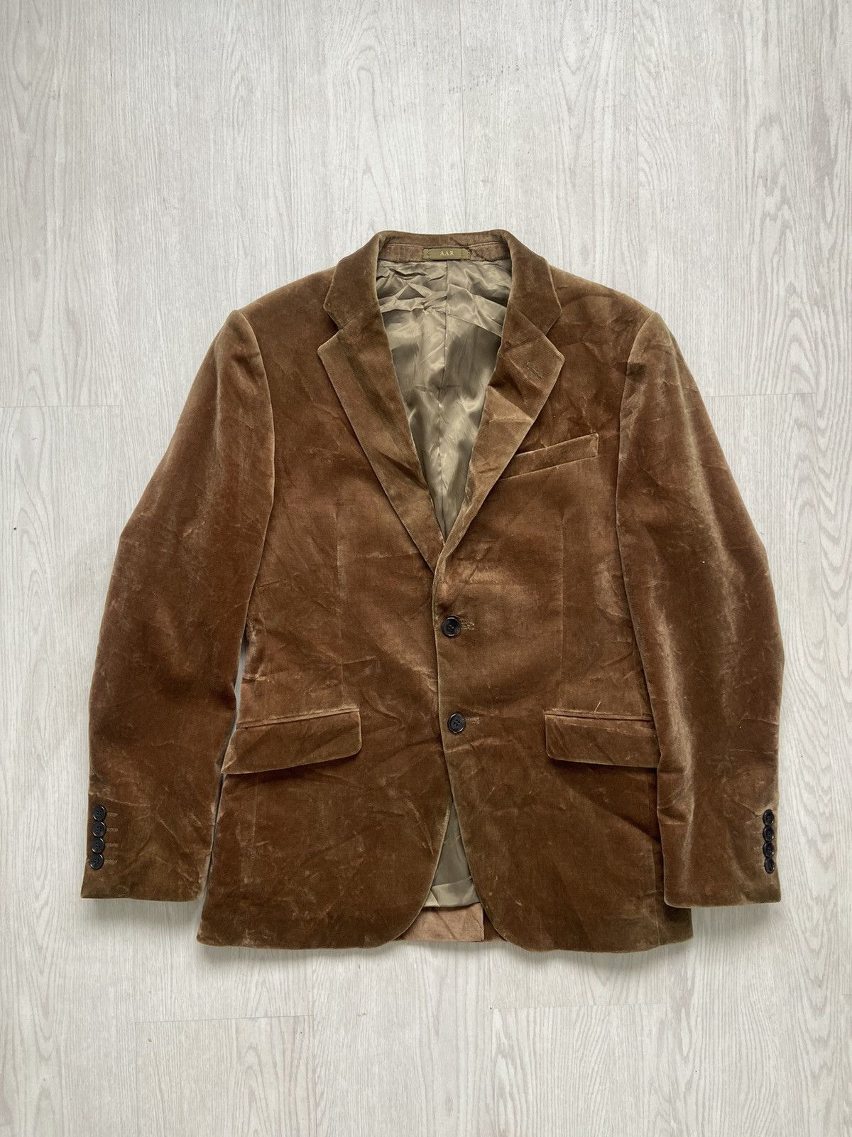 Yohji Yamamoto All Against Risk By Yohji Yamamoto Velvet Moleskin Blazer Size 40S - 1 Thumbnail
