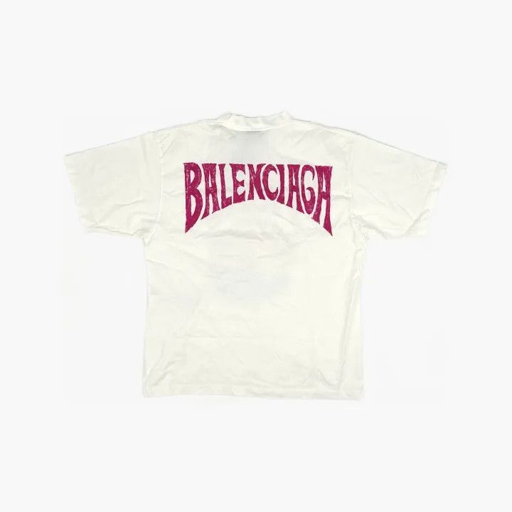 Balenciaga Balenciaga Beach Graphic T-Shirt for Women 0079-2507 Size M / US 6-8 / IT 42-44 - 3 Thumbnail