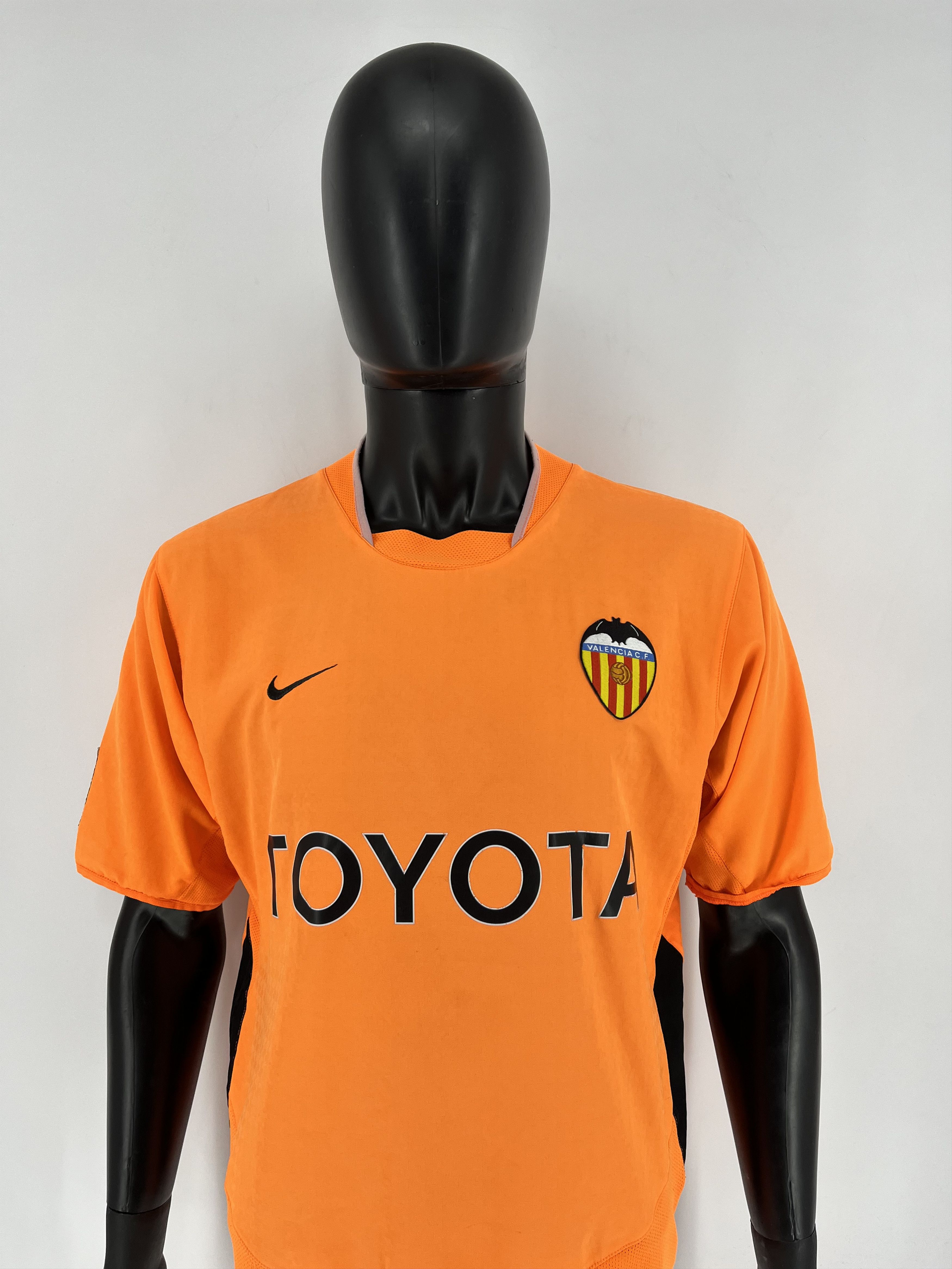 Vintage VALENCIA 2003-2004 AWAY FOOTBALL SHIRT JERSEY Size US L / EU 52-54 / 3 - 1 Thumbnail