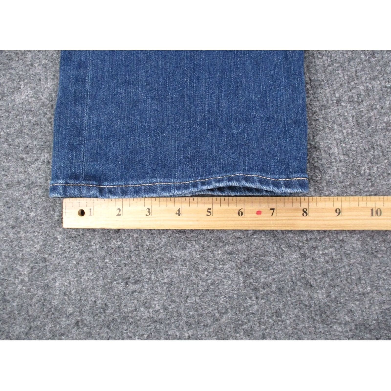 Denime AG Adriano Goldschmied Jeans Men's 38x34 Blue Denim Straight Slim 5-Pocket Tailored The Graduate Tailored Leg Jeans Size US 38 / EU 54 - 5 Thumbnail