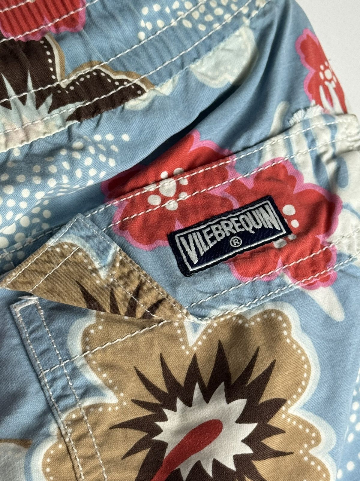 Vilebrequin Vilebrequin Floral Swim Shorts Blue Hawaiian Print Size US 38 / EU 54 - 5 Thumbnail