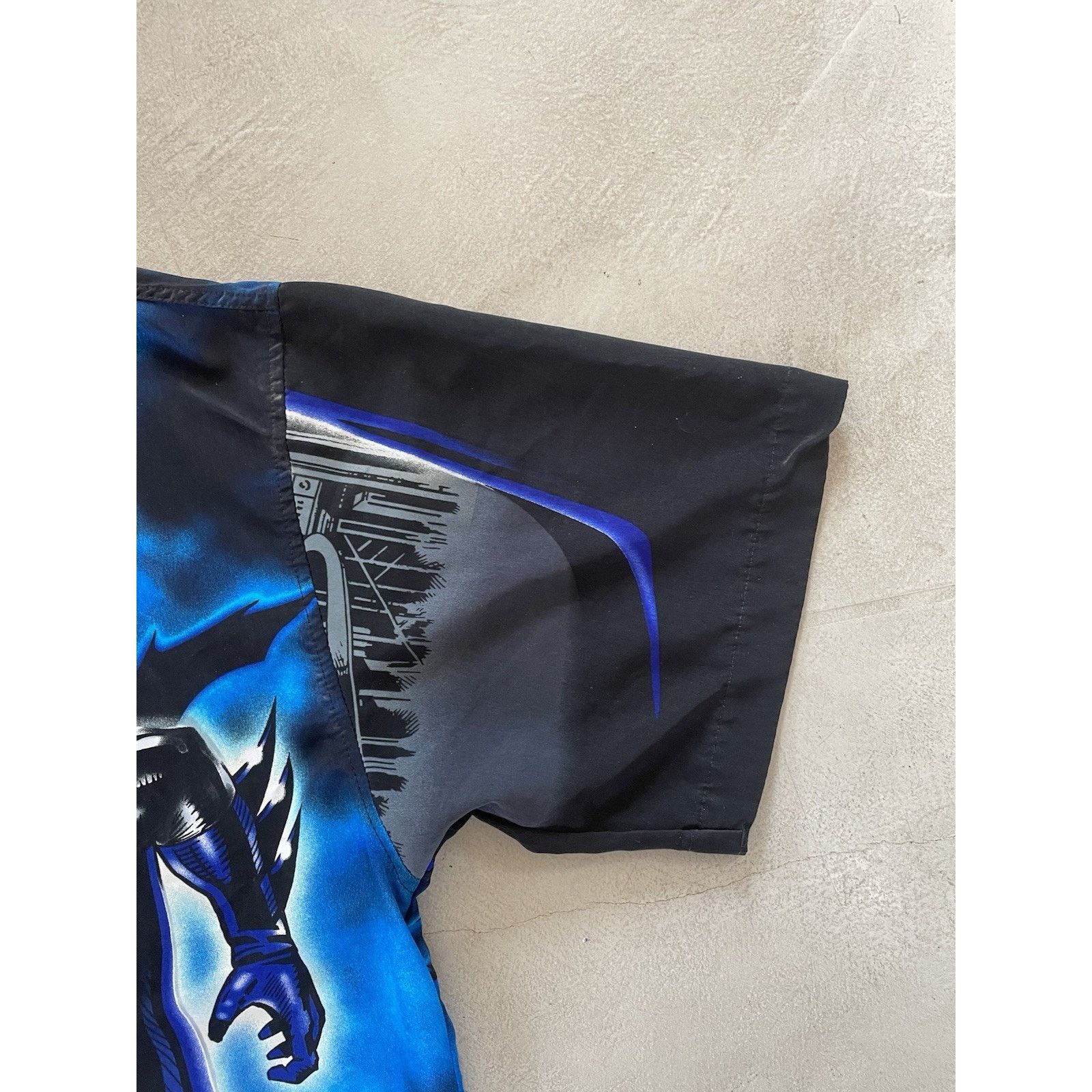 DC Comics Vintage 2001 DC Batman Button Up Shirt All Over Print Size US XL / EU 56 / 4 - 7 Thumbnail
