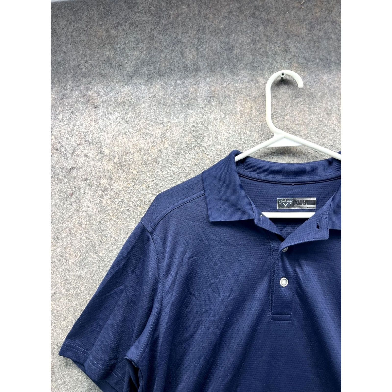 Callaway Callaway Polo Shirt Mens Large Blue Solid Golf Performance Lightweight Knit Polo Shirt Mens L Blue Solid Golf Performance Lightweight Knit Size US L / EU 52-54 / 3 - 7 Thumbnail