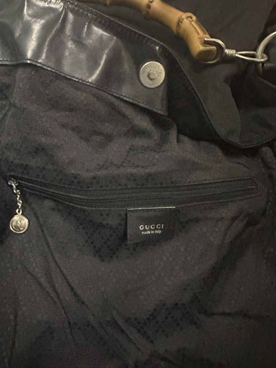 Gucci Gucci shoulder bamboo nylon bag Size ONE SIZE - 17 Thumbnail
