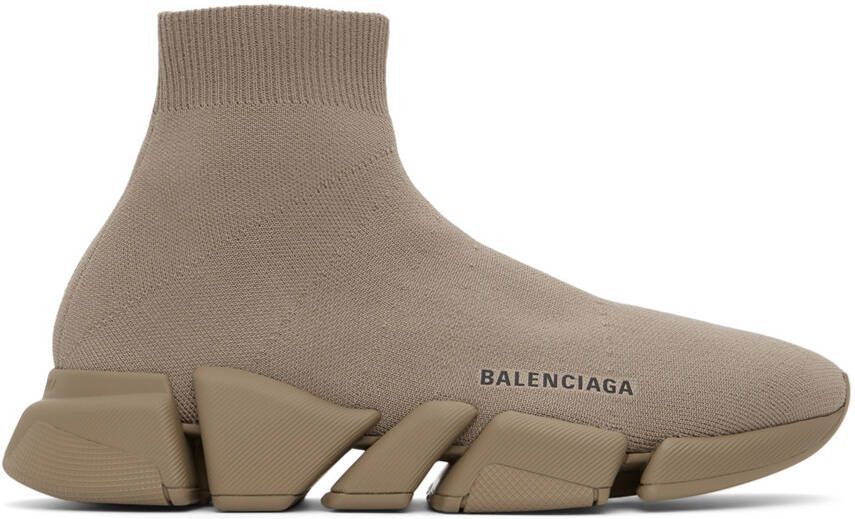 oc11z10624 Speed 2.0 Recycled Knit Sneaker in Dark Beige