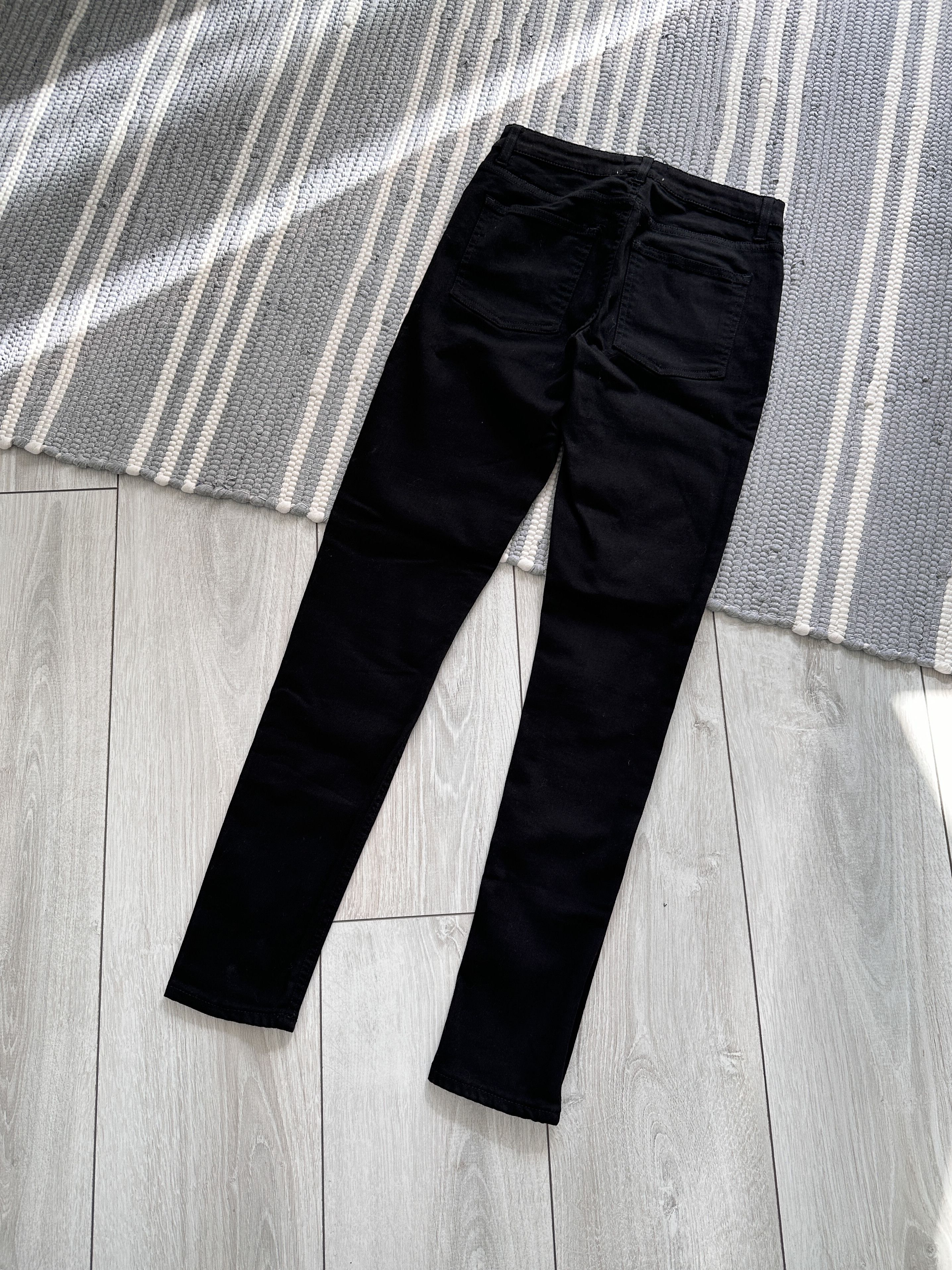 Acne Studios Acne Studios Skin 5 Black Denim Pants Jeans Size 26" / US 2 / IT 38 - 2 Thumbnail
