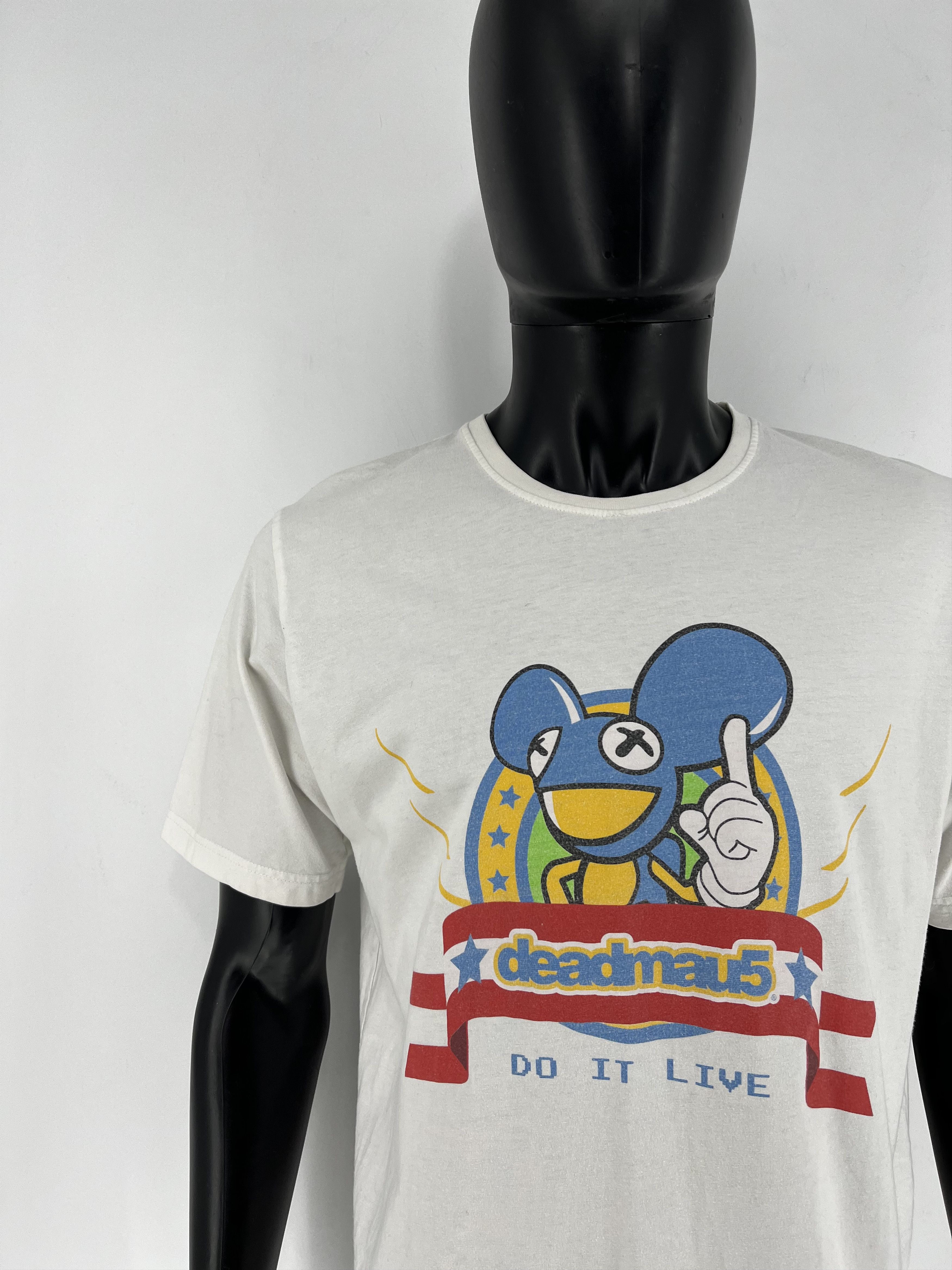 Band Tees × Vintage Vintage Y2K Deadmau5 AOP Rare Band Music DJ Promo Art Size US L / EU 52-54 / 3 - 6 Thumbnail