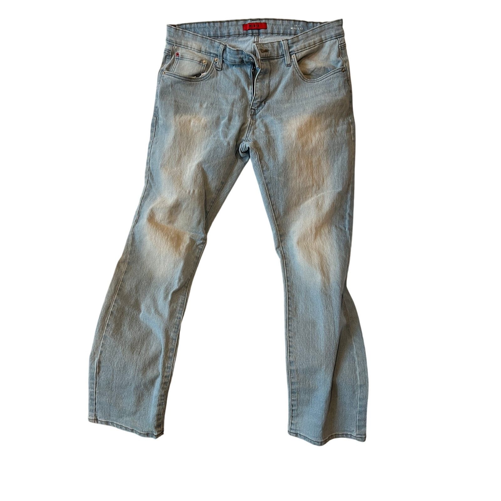 MBX MBX Slim Fit Blue Jeans Mens 36x32 Size US 36 / EU 52 - 1 Thumbnail