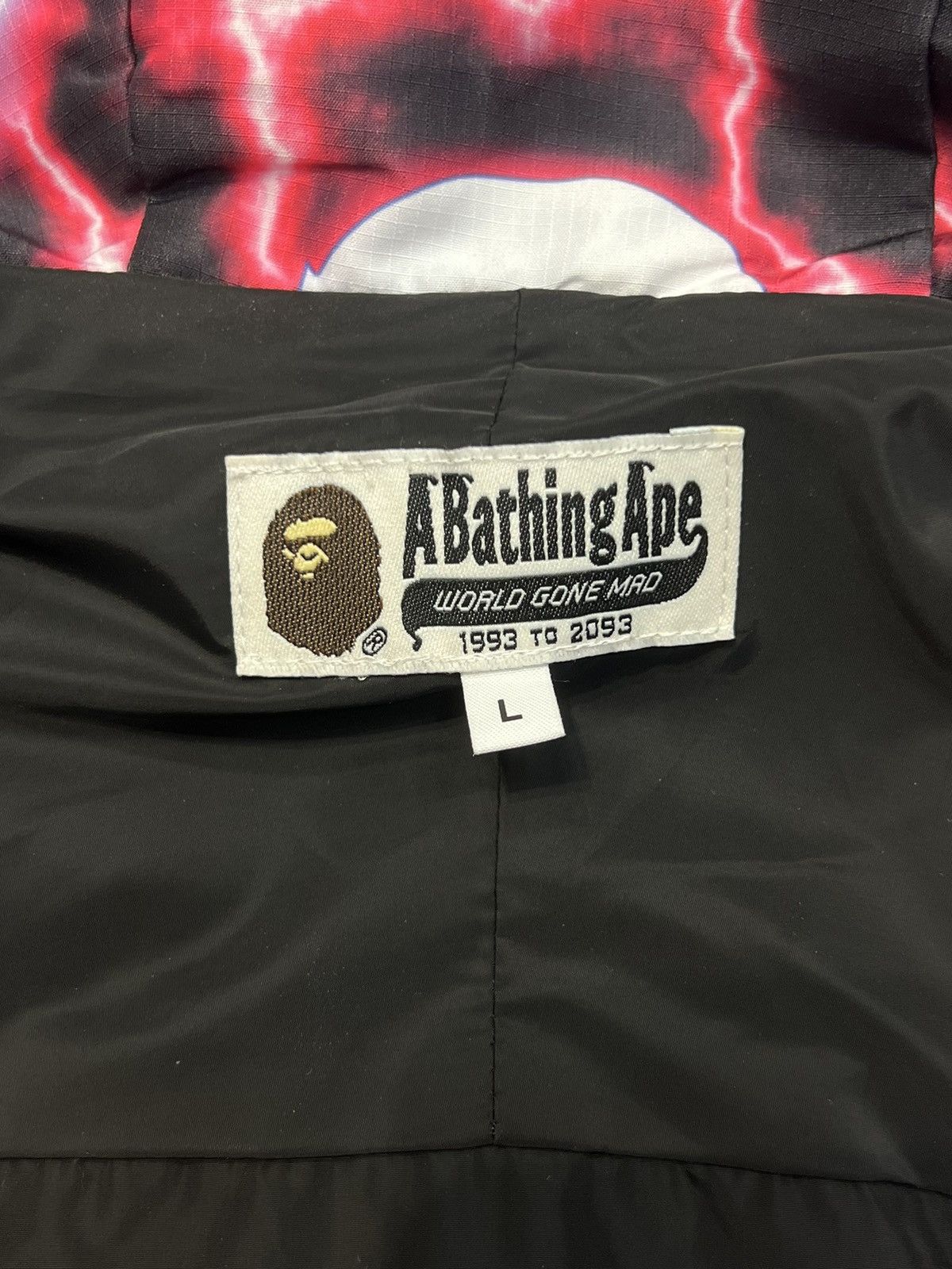 Bape Bape Lightning Head Zip Hoodie Jacket L Size US L / EU 52-54 / 3 - 3 Thumbnail