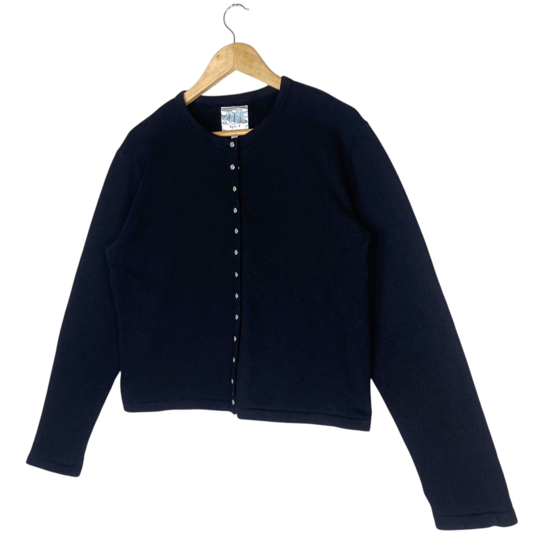 agnes b. 💥 AGNES B CROP CARDIGAN SNAP BUTTON Size M / US 6-8 / IT 42-44 - 2 Thumbnail