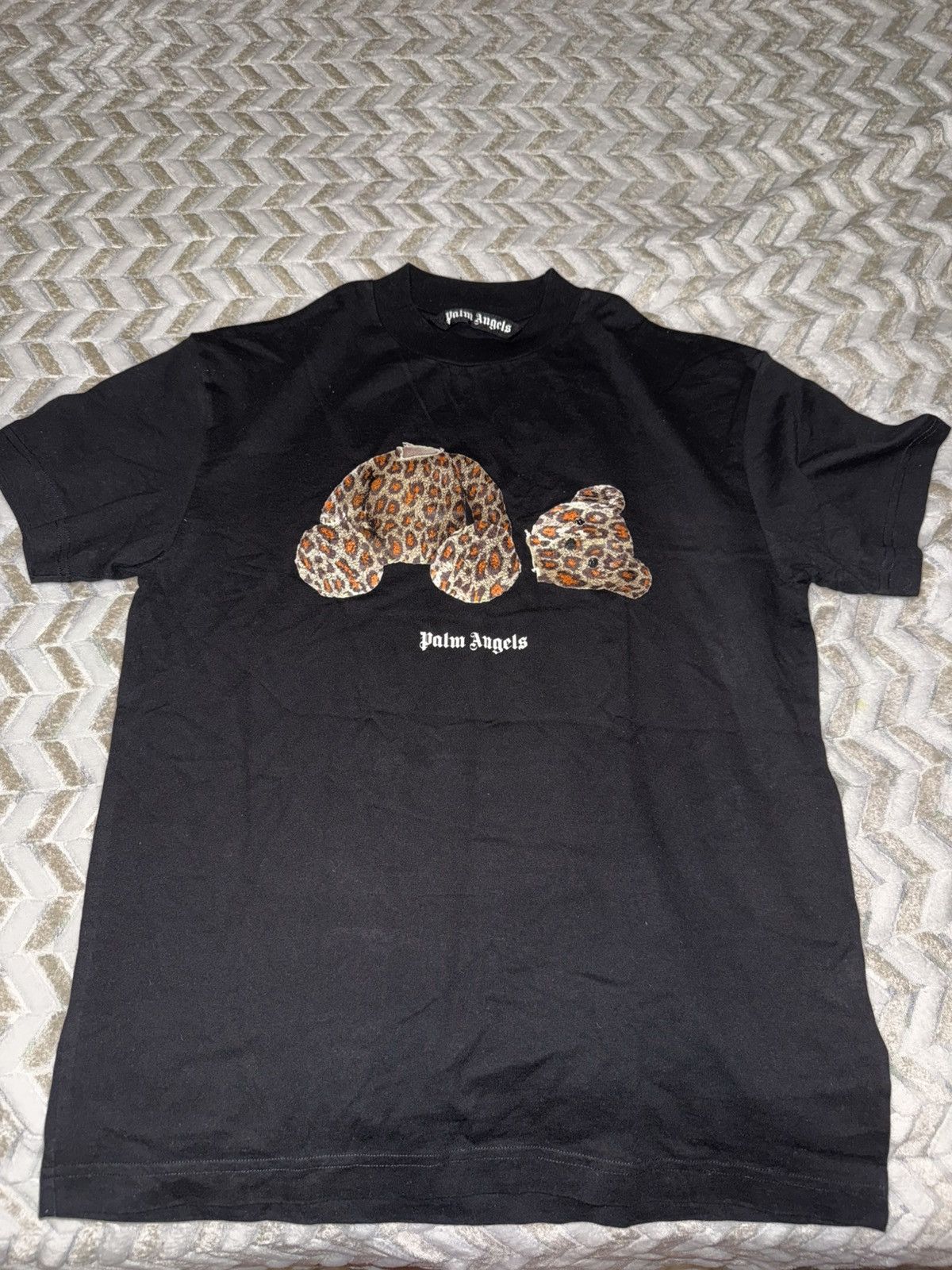 Palm Angels Palm Angels Leopard Bear T-Shirt Size US M / EU 48-50 / 2 - 1 Thumbnail
