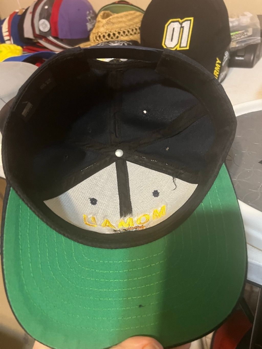 The Unbranded Brand Men's Unbranded Black MOMAU ELEVEN Snapback Hat One Size Size ONE SIZE - 5 Thumbnail