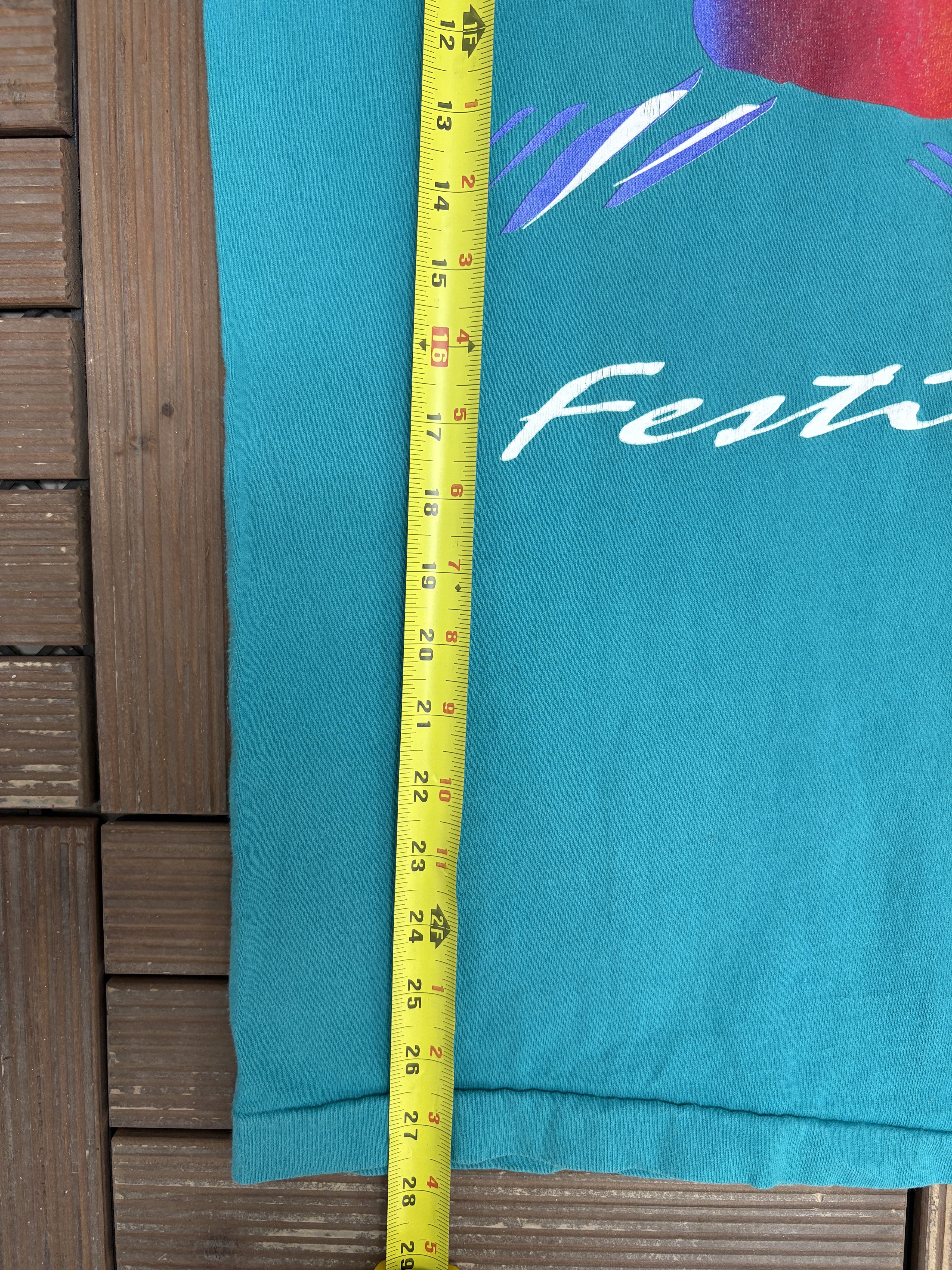 Vintage Kentucky Derby Festival Vintage Teal T-Shirt Tee Size US M / EU 48-50 / 2 - 9 Thumbnail