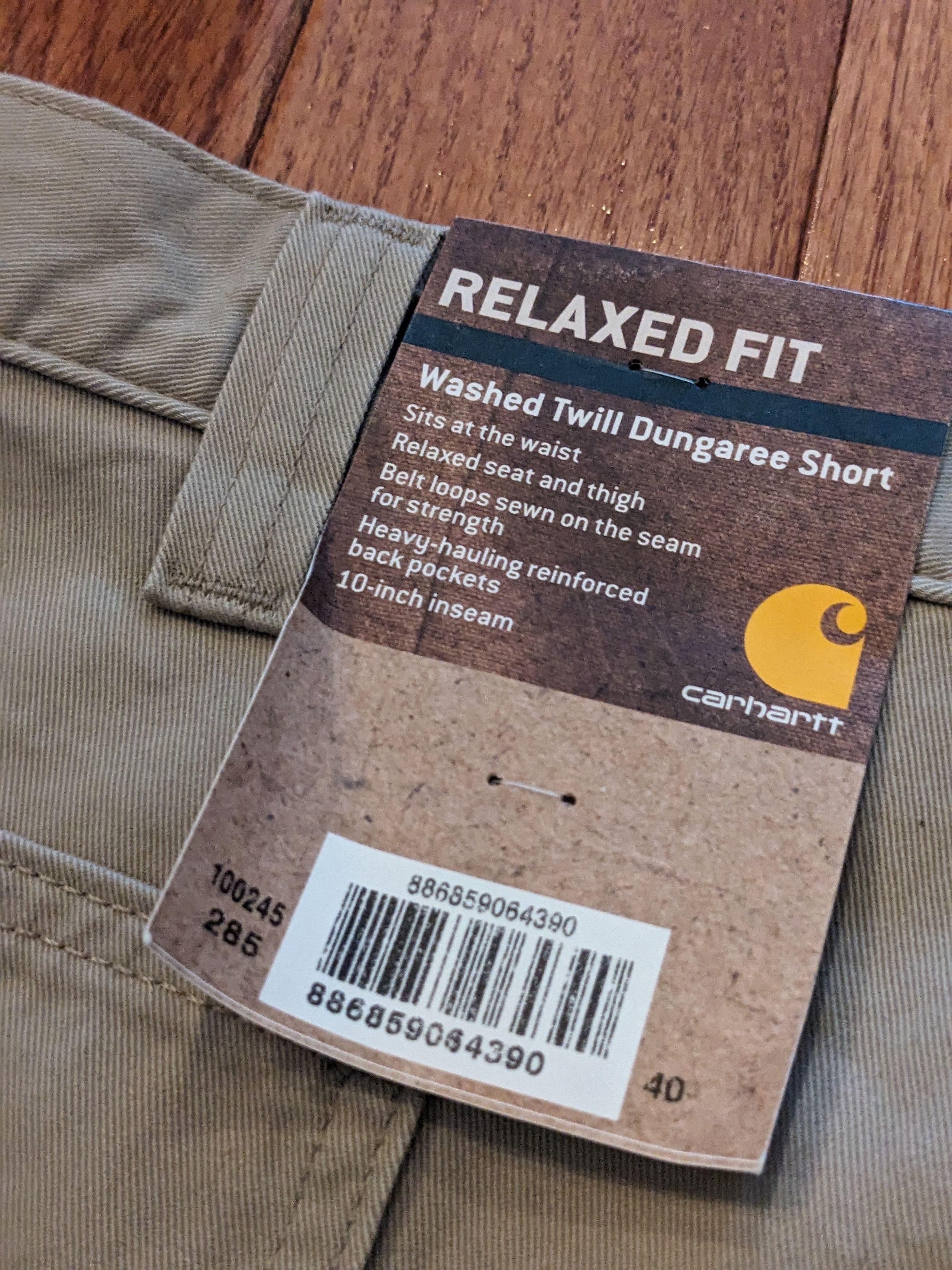Carhartt Carhartt Size 40 Relaxed Fit Washed Twill Dungaree Shorts Size US 40 / EU 56 - 3 Thumbnail