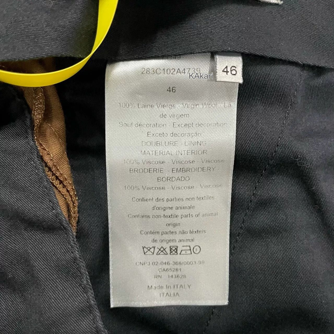 Dior Dior x Travis Scott Brown Embroidered Pants Size US 30 / EU 46 - 5 Thumbnail